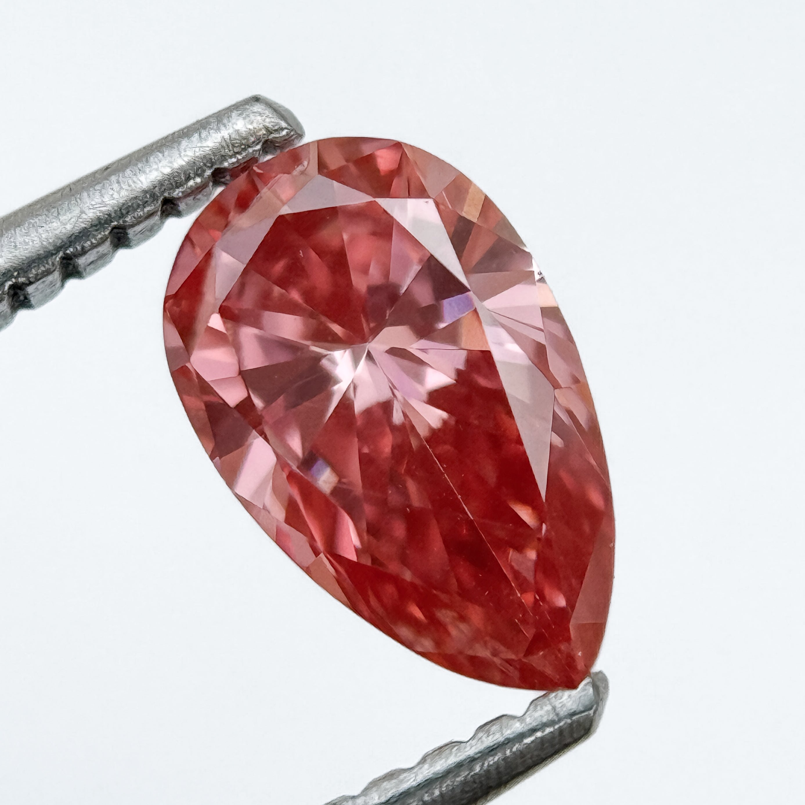 2.0 Ct Pear Brilliant Cut Pink Lab Grown Diamond