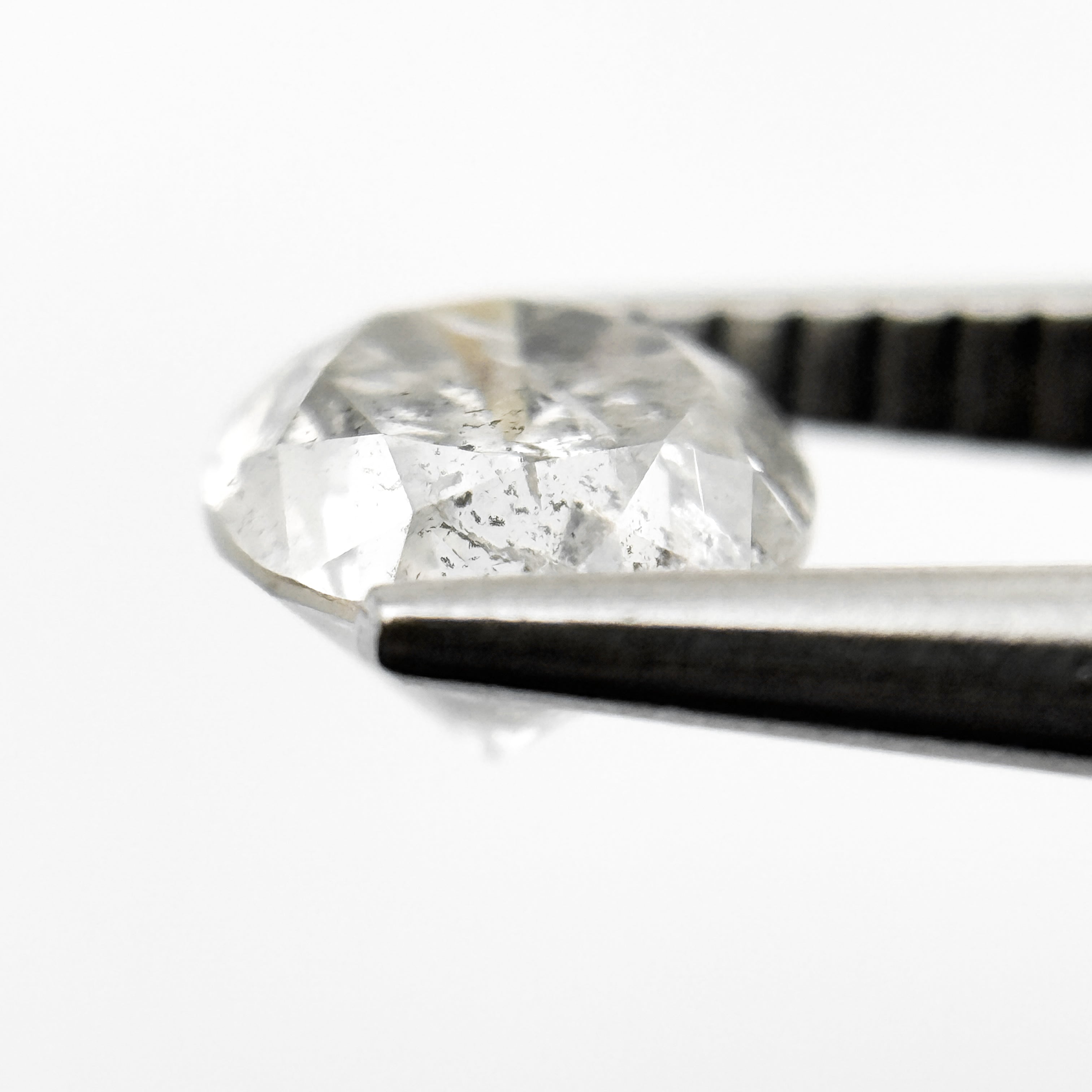 1.03 Ct Round Brilliant Cut Grey Natural Fancy Diamond