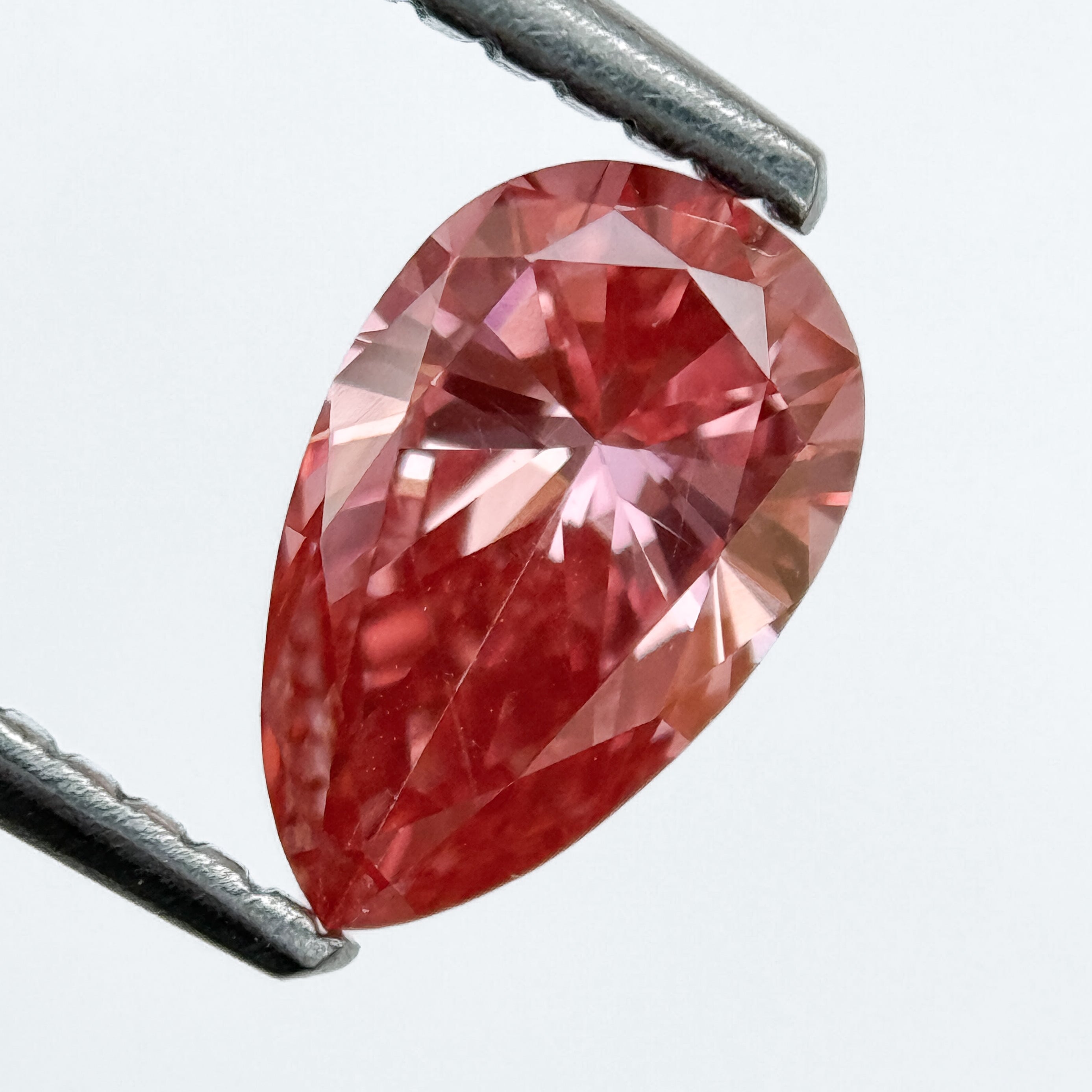 2.0 Ct Pear Brilliant Cut Pink Lab Grown Diamond
