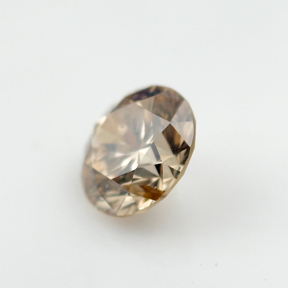 1.00 Ct Round Brilliant Cut Brown Natural Fancy Diamond