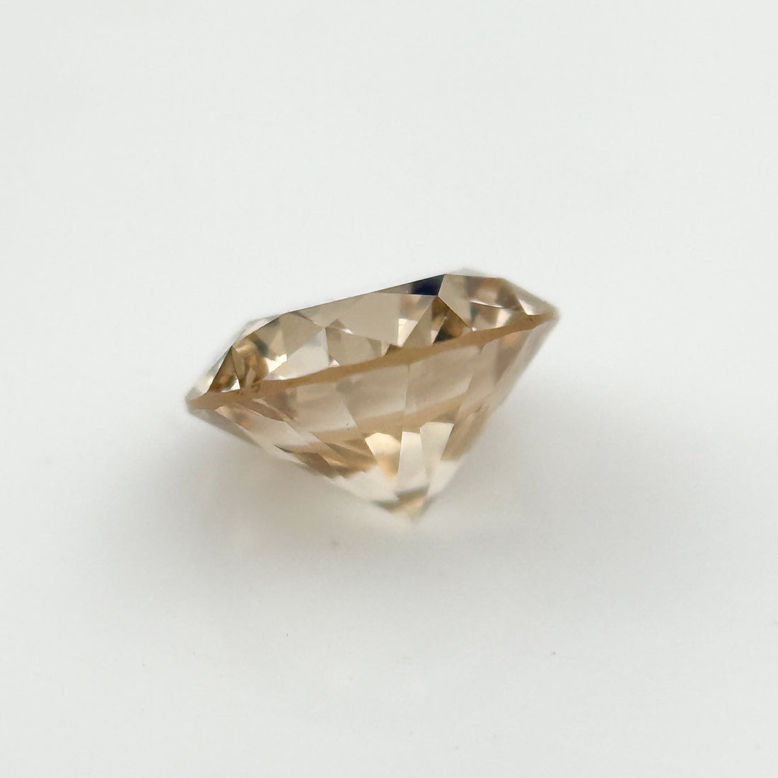 1.00 Ct Round Brilliant Cut Brown Natural Fancy Diamond