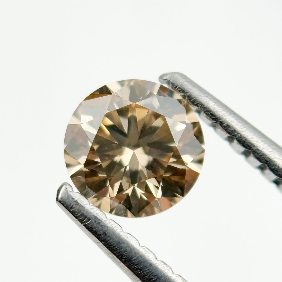 1.00 Ct Round Brilliant Cut Brown Natural Fancy Diamond