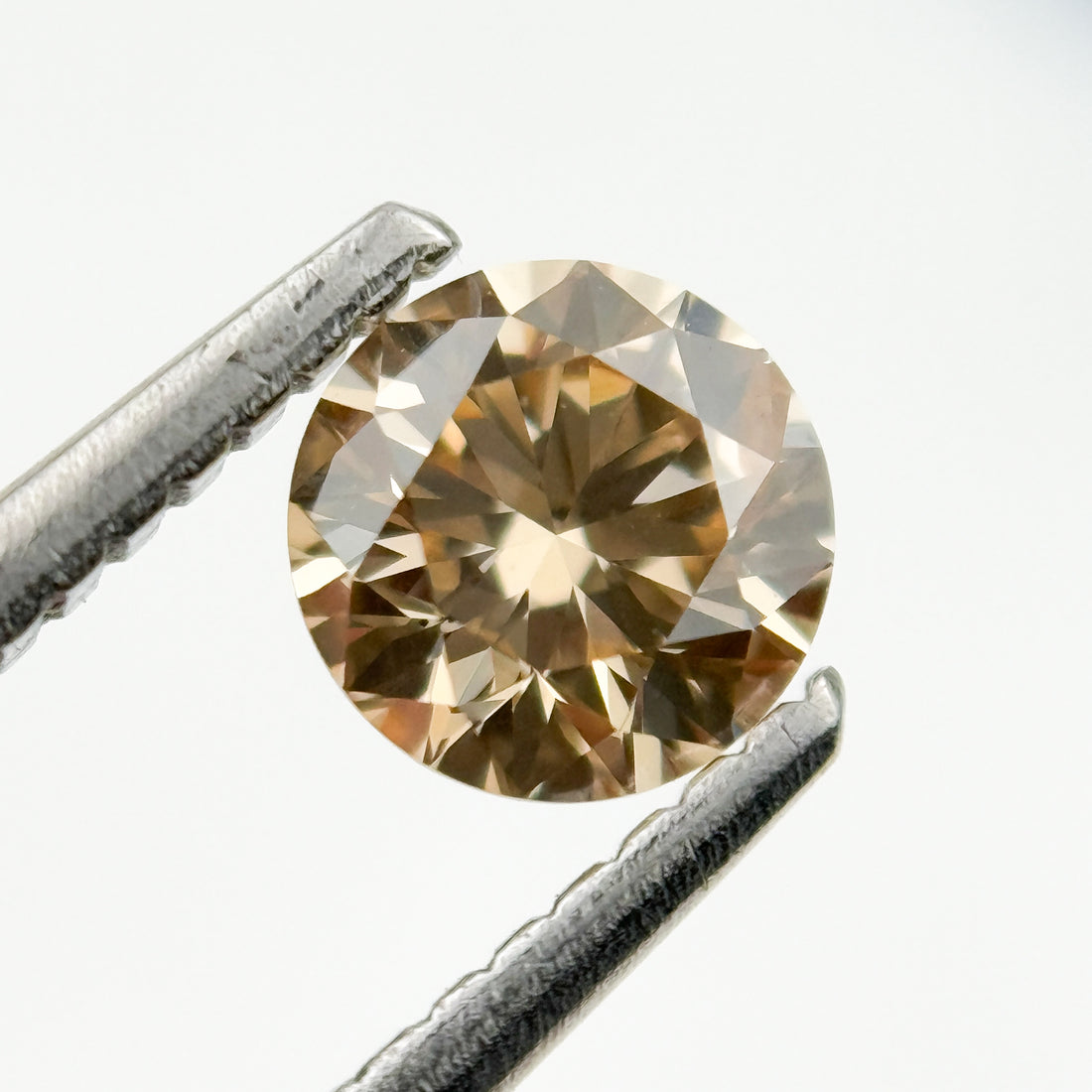 1.00 Ct Round Brilliant Cut Brown Natural Fancy Diamond
