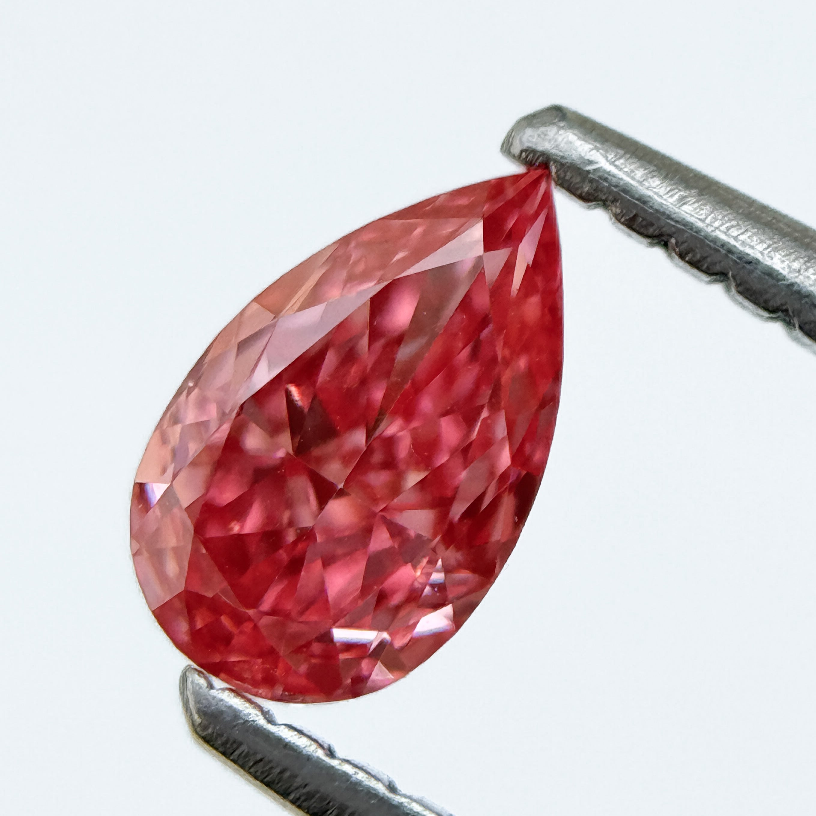 0.50 Ct Pear Brilliant Cut Pink Lab Grown Minimalist Diamond