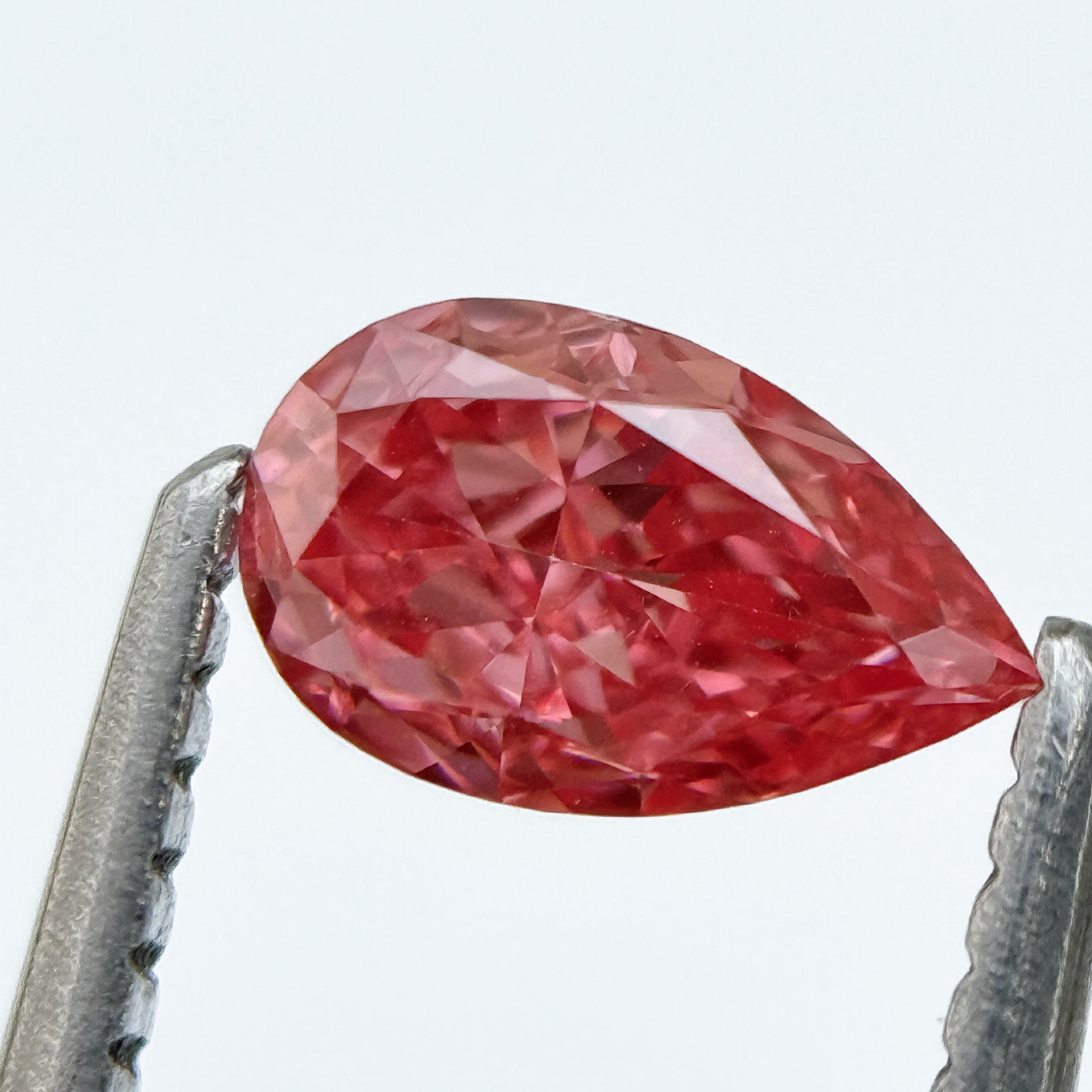 0.50 Ct Pear Brilliant Cut Pink Lab Grown Minimalist Diamond
