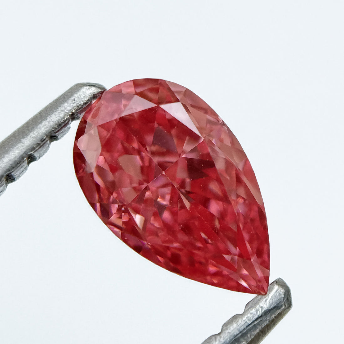 0.50 Ct Pear Brilliant Cut Pink Lab Grown Minimalist Diamond
