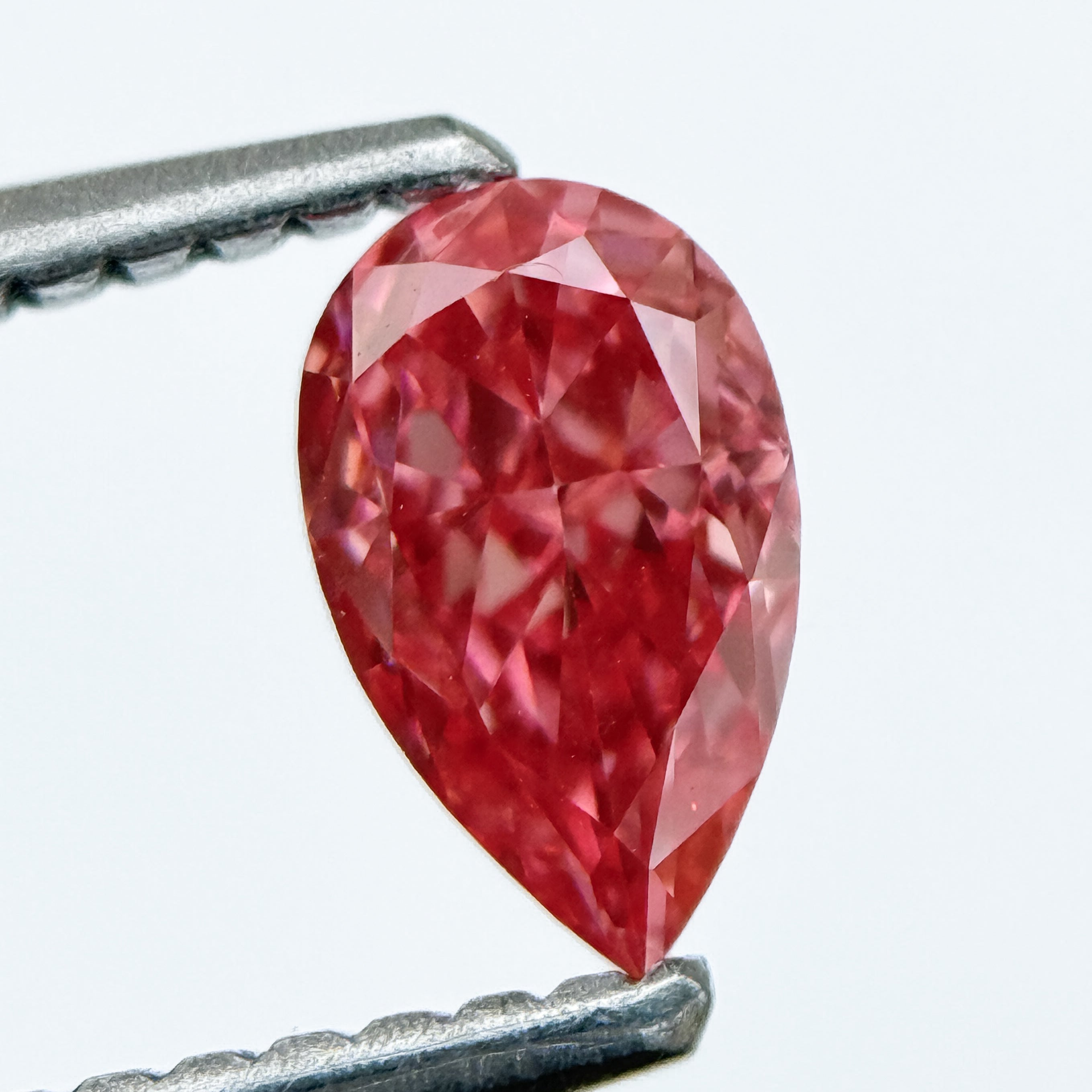 0.50 Ct Pear Brilliant Cut Pink Lab Grown Minimalist Diamond