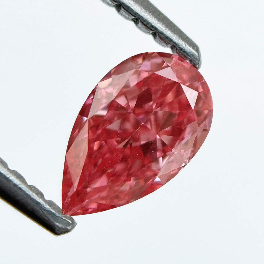 0.50 Ct Pear Brilliant Cut Pink Lab Grown Minimalist Diamond