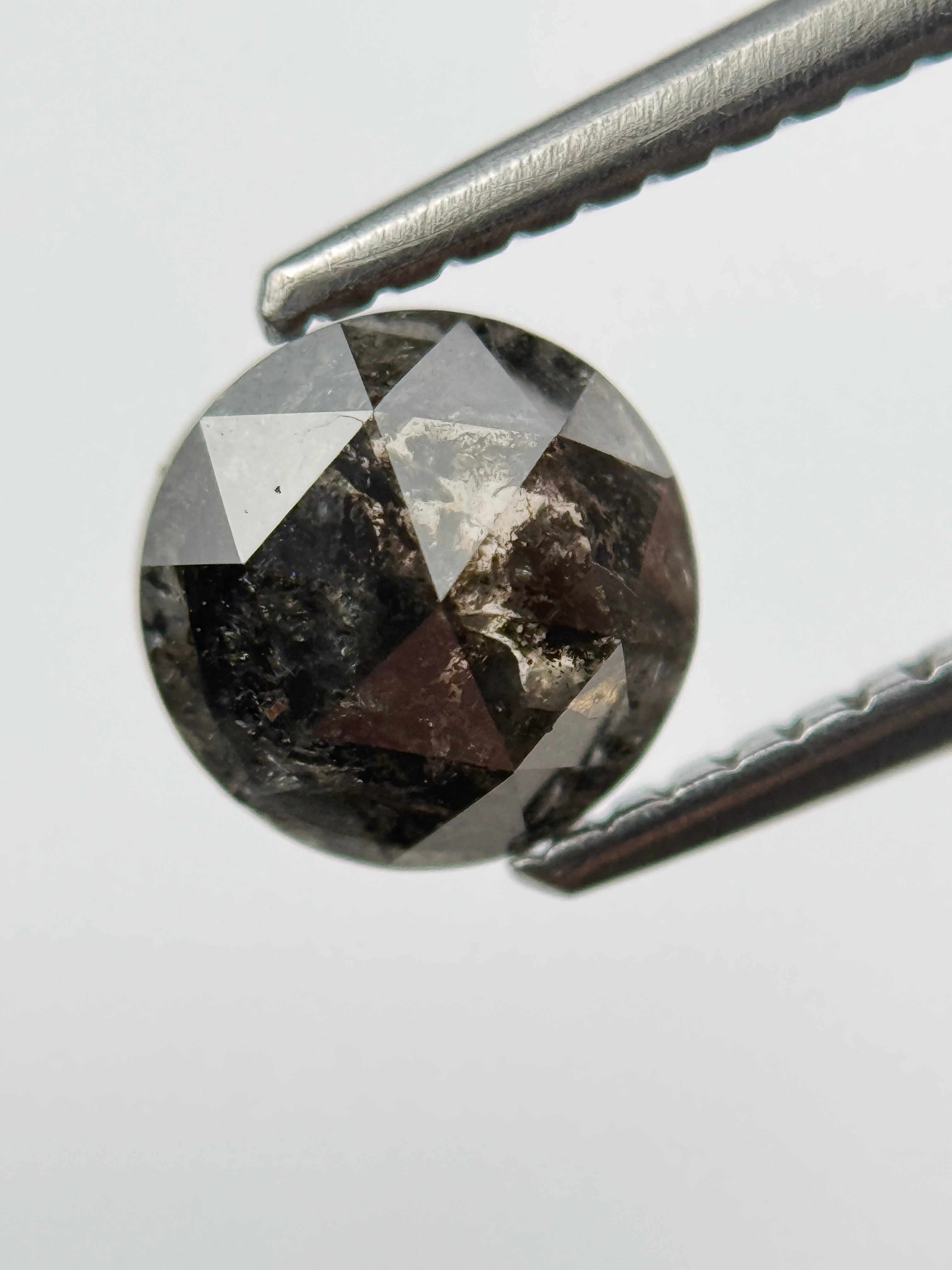 1.18 Ct Round Brilliant Cut Black Natural Diamond
