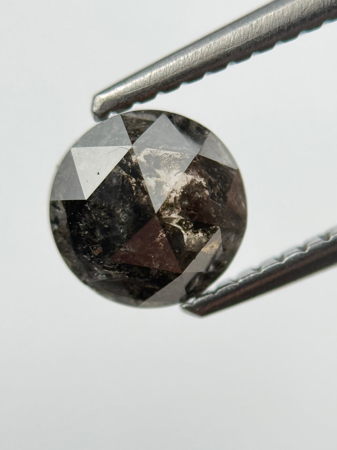 1.18 Ct Round Brilliant Cut Black Natural Diamond