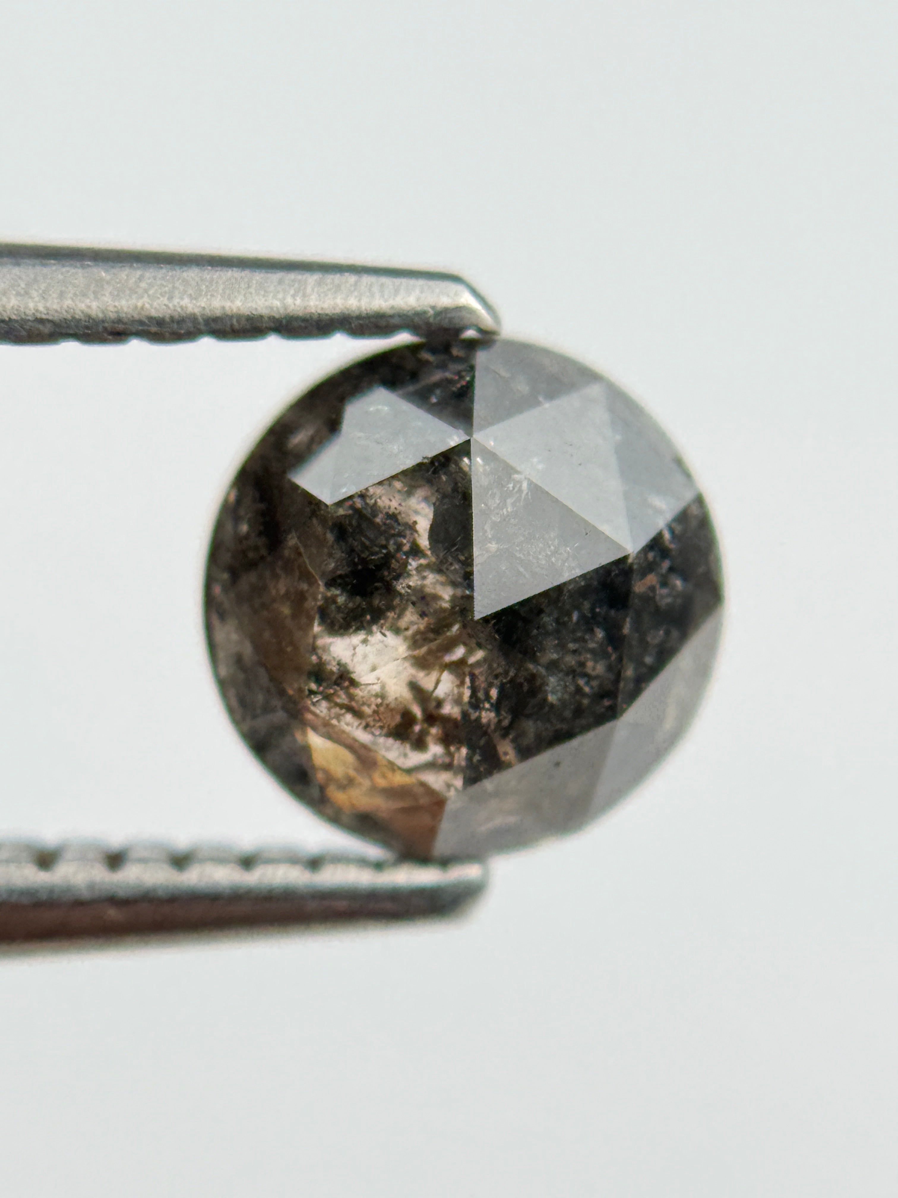 1.18 Ct Round Brilliant Cut Black Natural Diamond