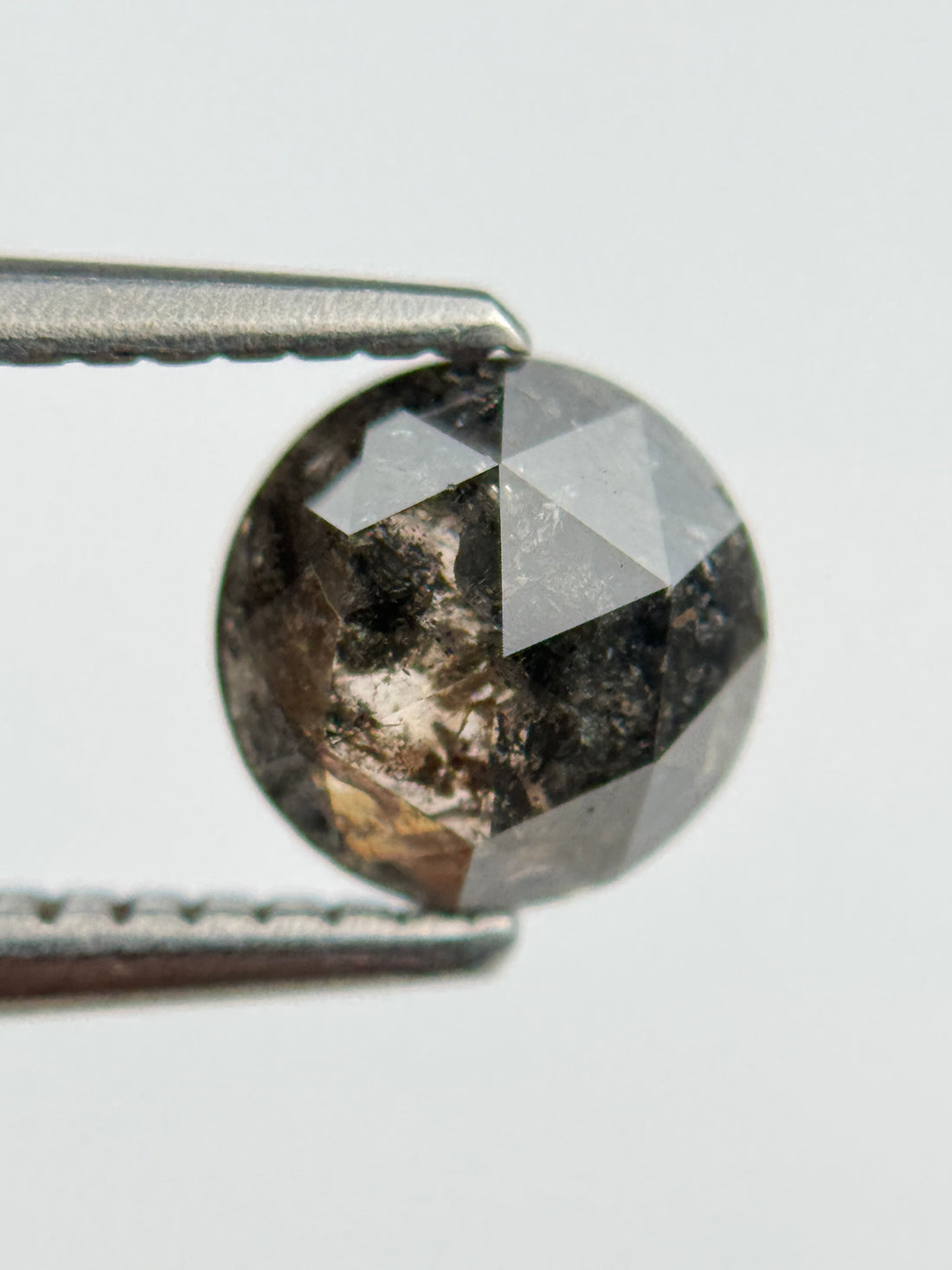 1.18 Ct Round Brilliant Cut Black Natural Diamond