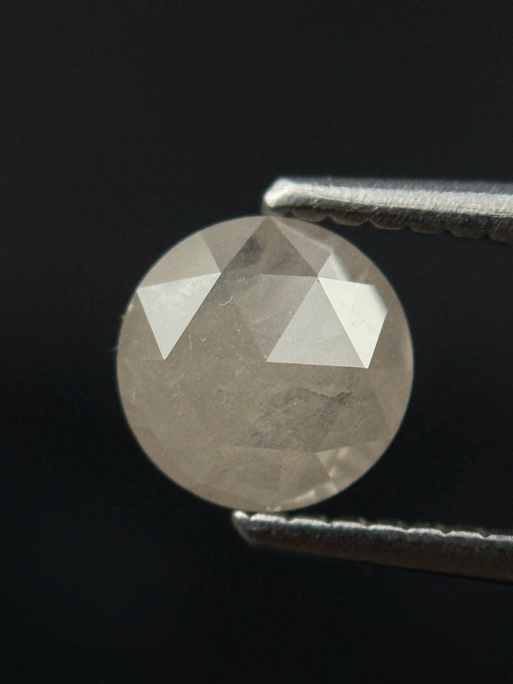 0.85 Ct Round Brilliant Cut Milky White Natural Diamond