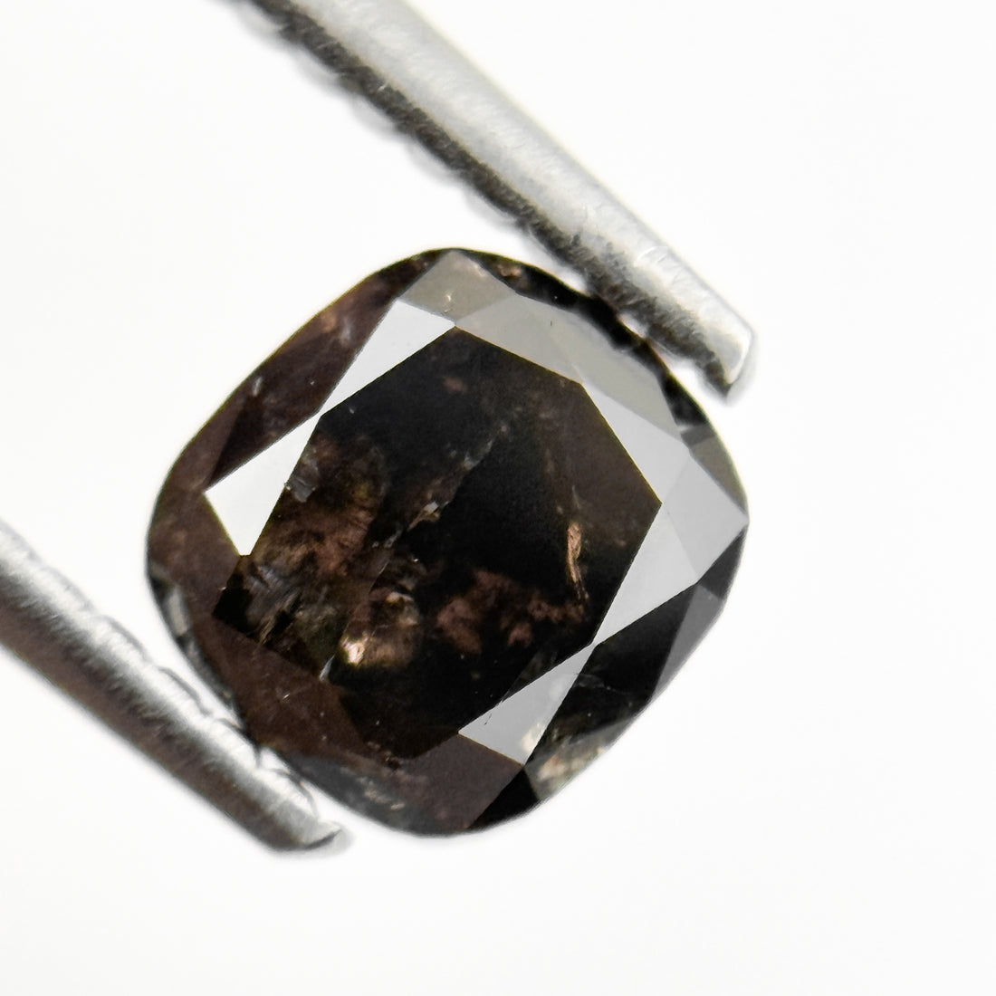 1.20 Ct Cushion Rose Cut brownish Natural Minimalist Diamond