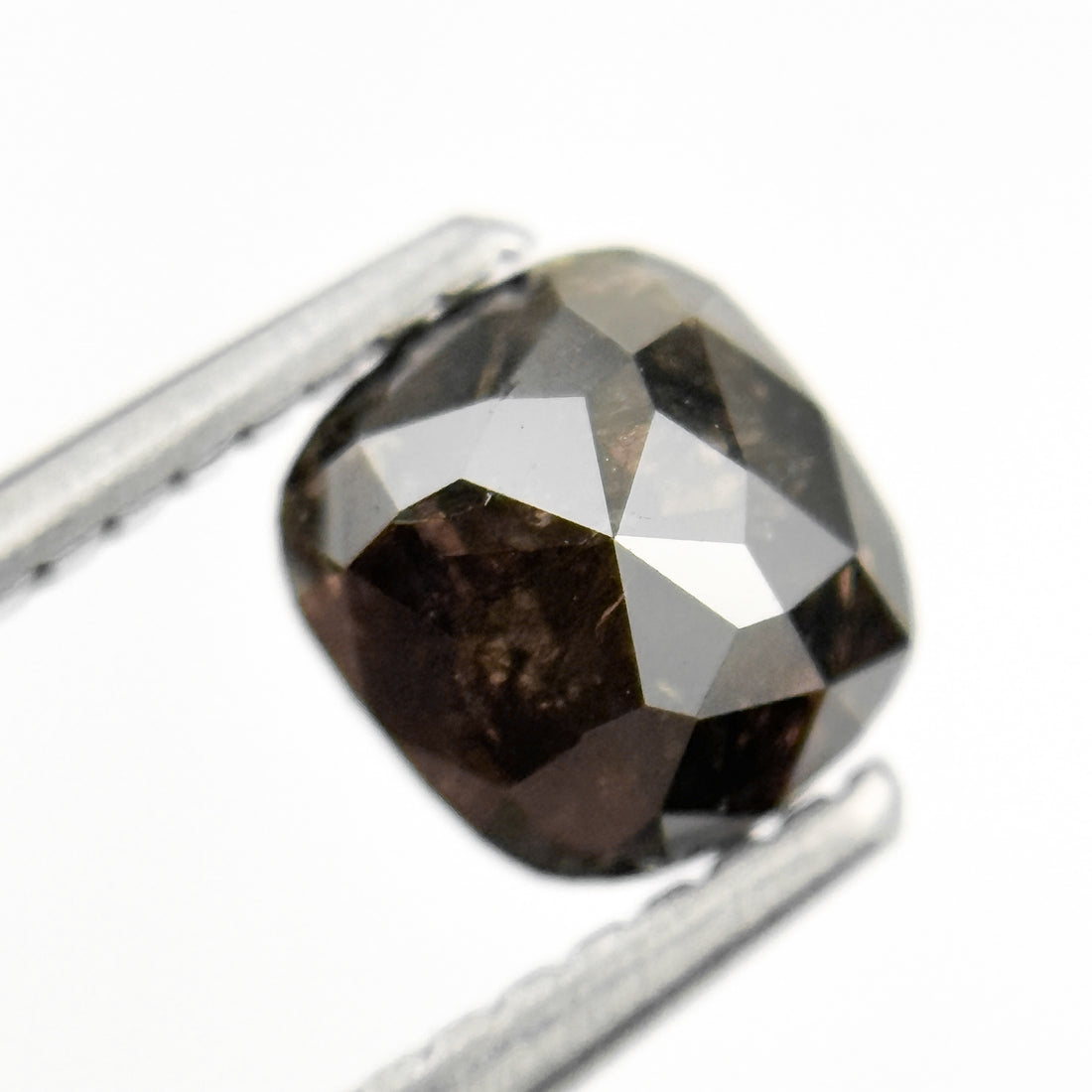 1.20 Ct Cushion Rose Cut brownish Natural Minimalist Diamond