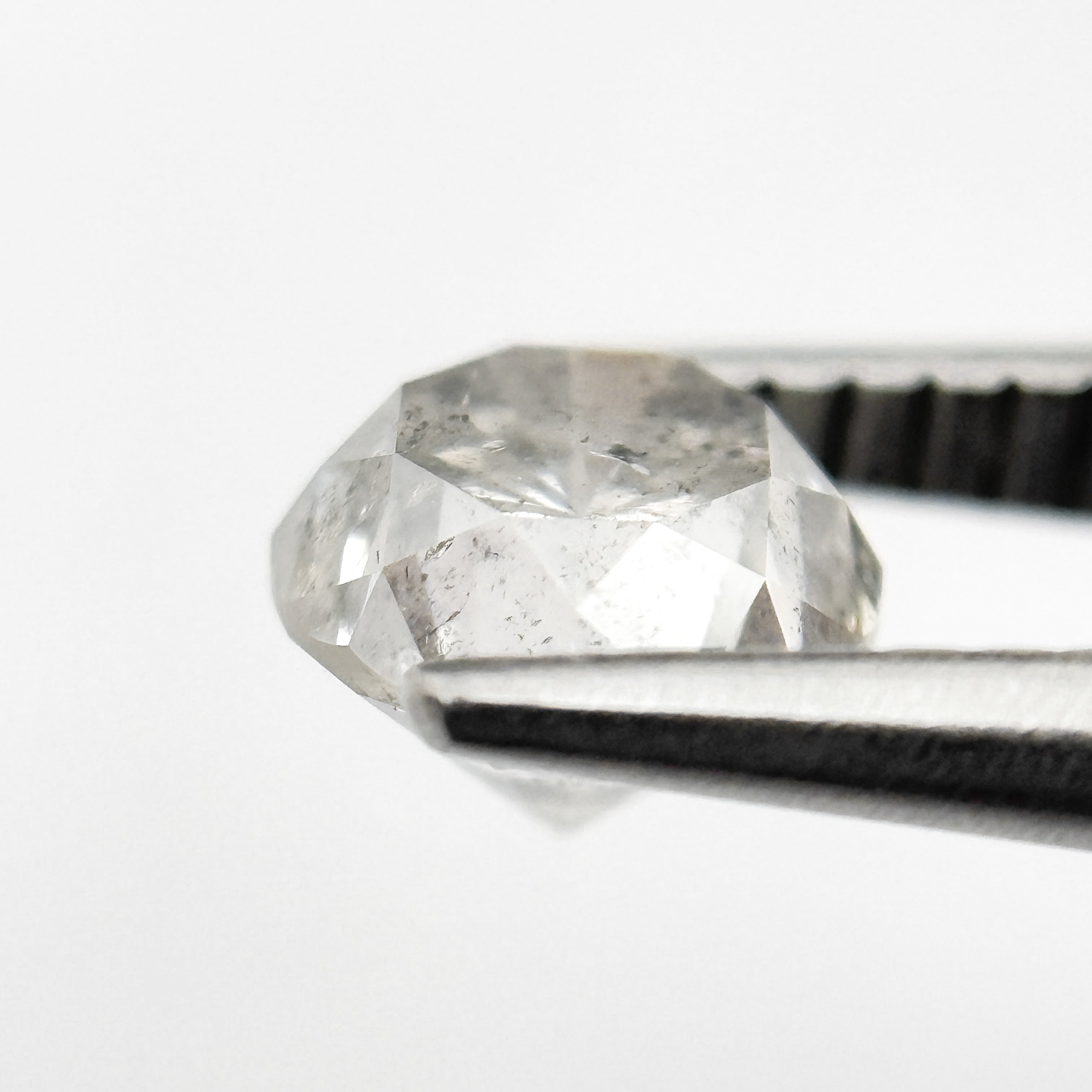 1.10 Ct Round Brilliant Cut Grey Natural Minimal Diamond