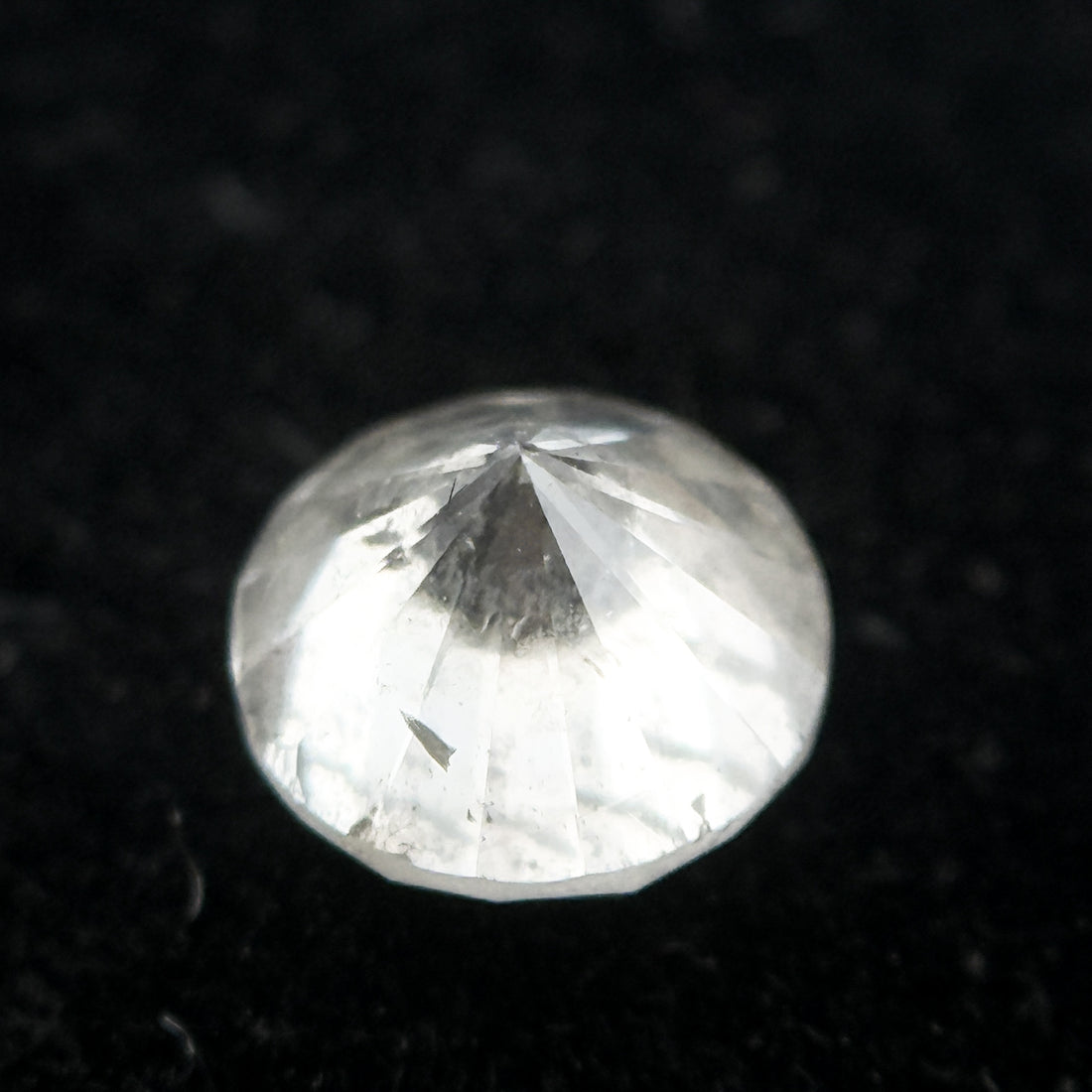 1.00 Ct Round Brilliant Cut Grey Natural Salt and Pepper Diamond