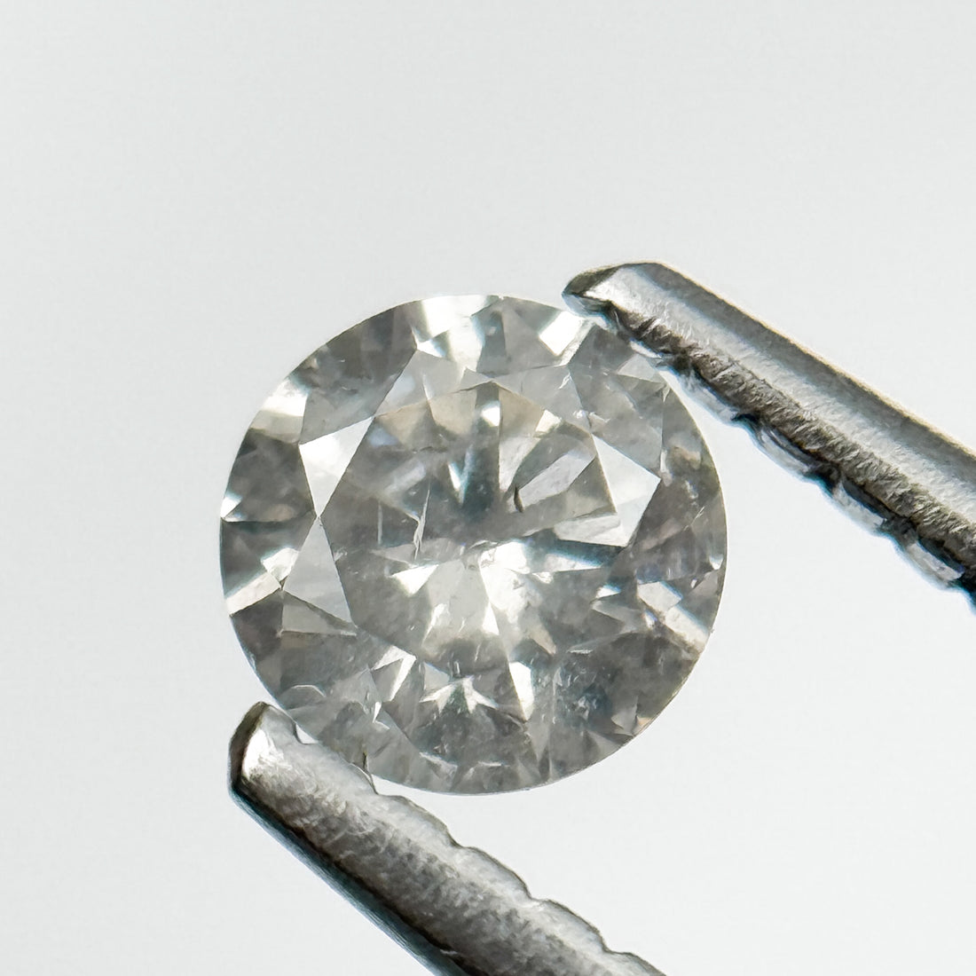 0.32 Ct Round Brilliant Cut Grey Natural Diamond Loose