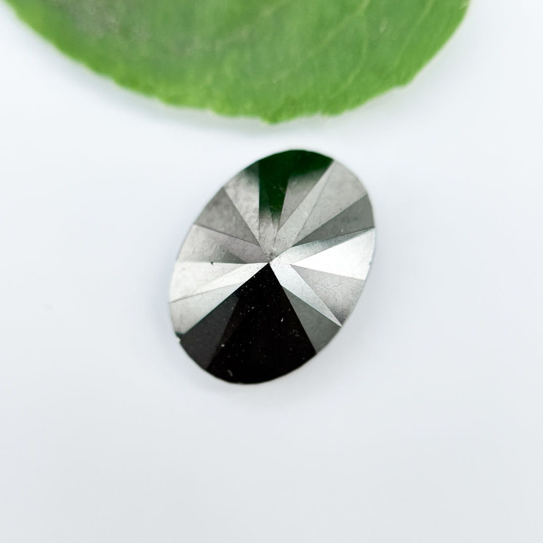 3 Ct Oval Brilliant Cut Black Natural Fancy Diamond