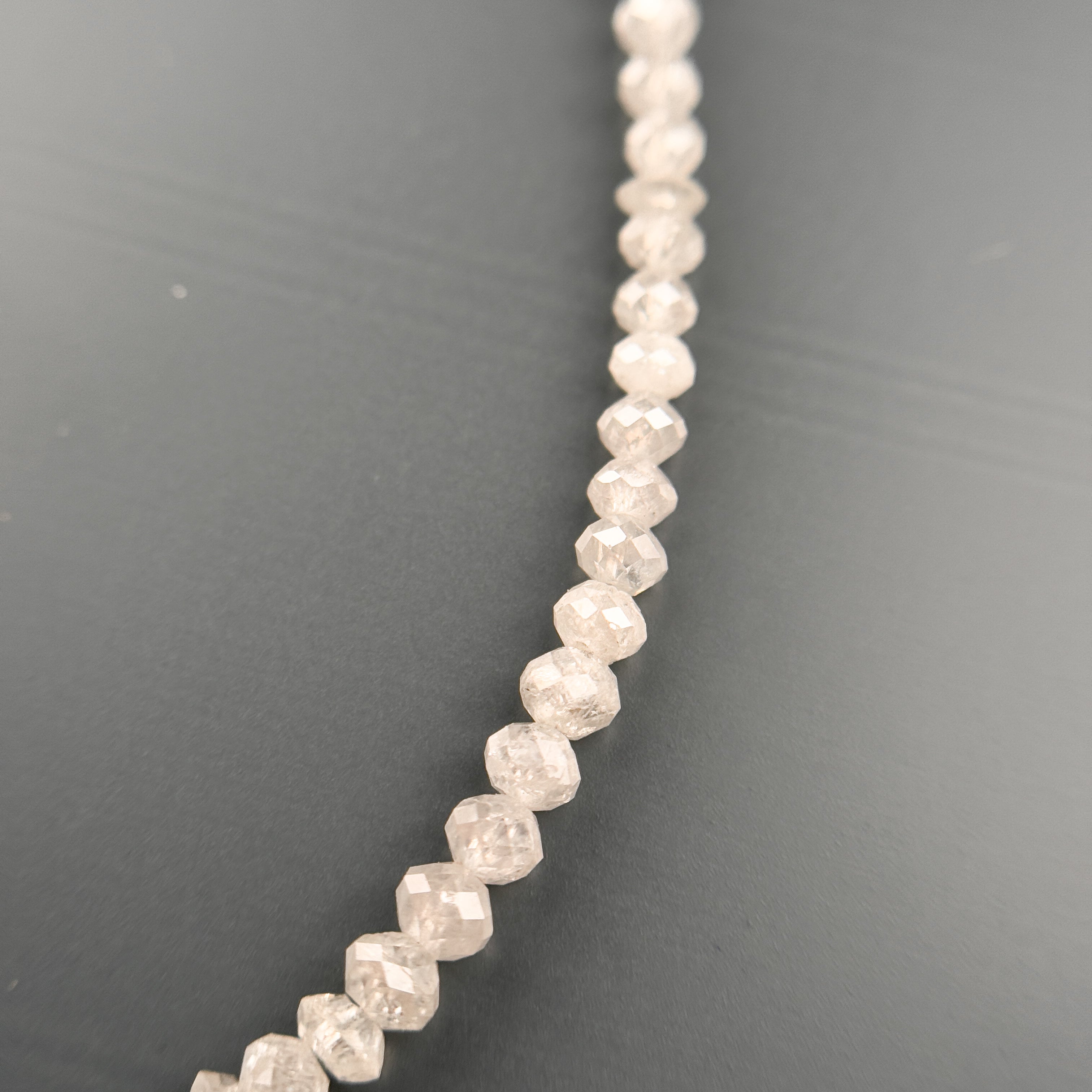 2 to 2.5 MM Round Beads Rose Cut White Natural Polished Diamond