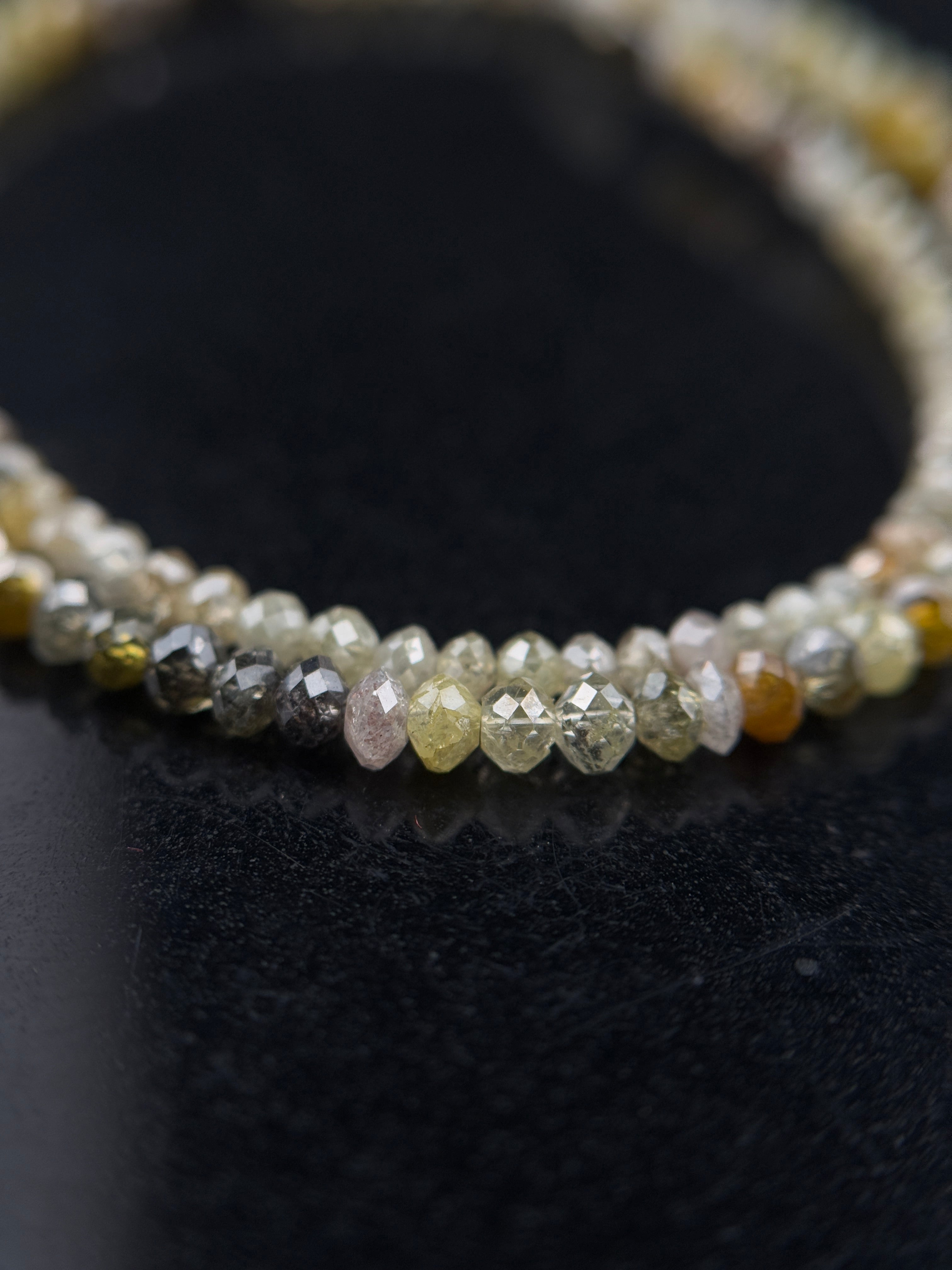 2.5 MM Round Beads Rose Cut Mix Natural Polished Diamond