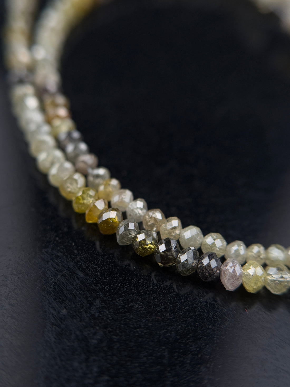 2.5 MM Round Beads Rose Cut Mix Natural Polished Diamond