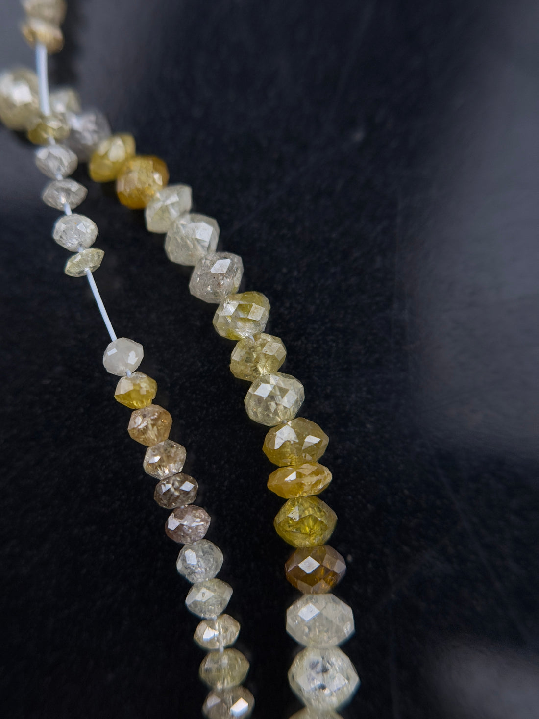 2.5 MM Round Beads Rose Cut Mix Natural Polished Diamond