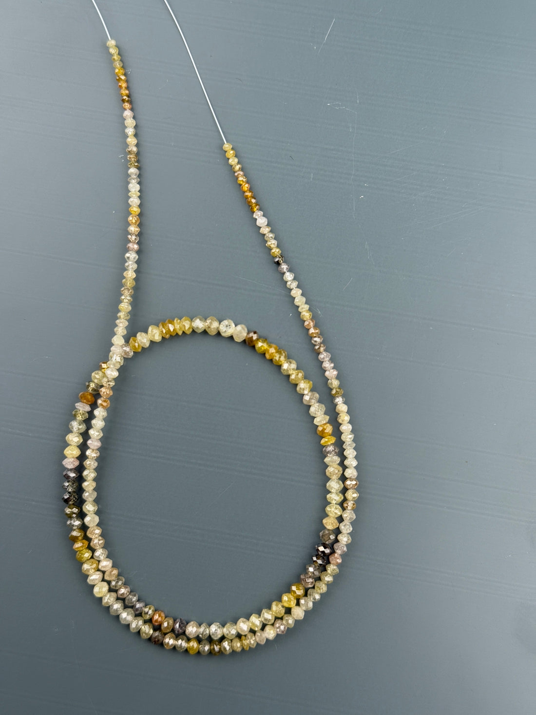 2.5 MM Round Beads Rose Cut Mix Natural Polished Diamond
