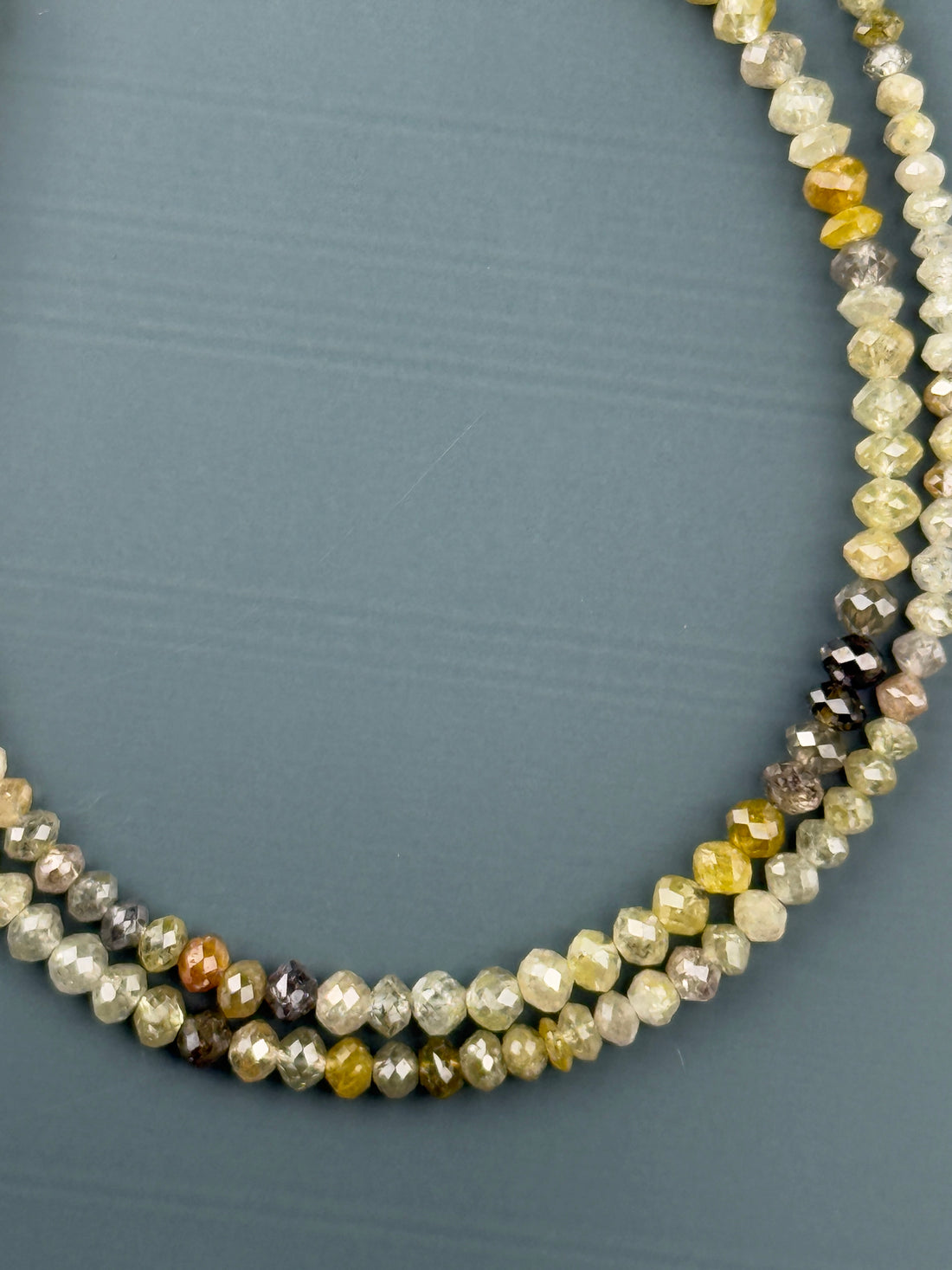 3 MM Round Beads Rose Cut Mix Natural Polished Diamond