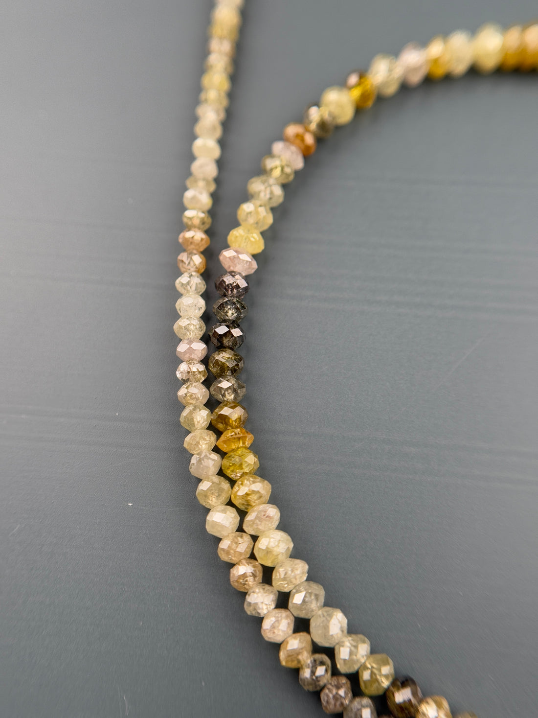 3 MM Round Beads Rose Cut Mix Natural Polished Diamond