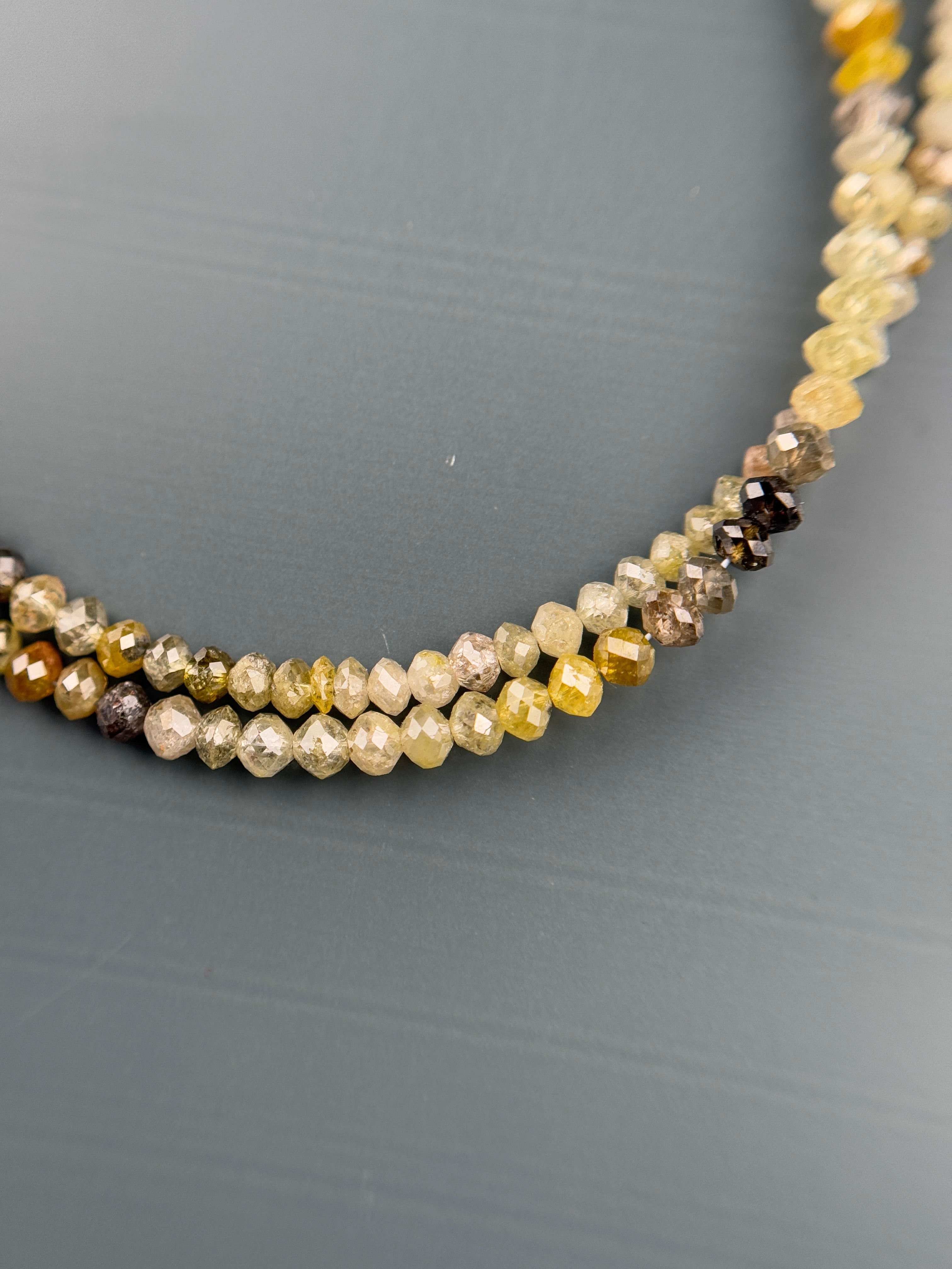 3 MM Round Beads Rose Cut Mix Natural Polished Diamond