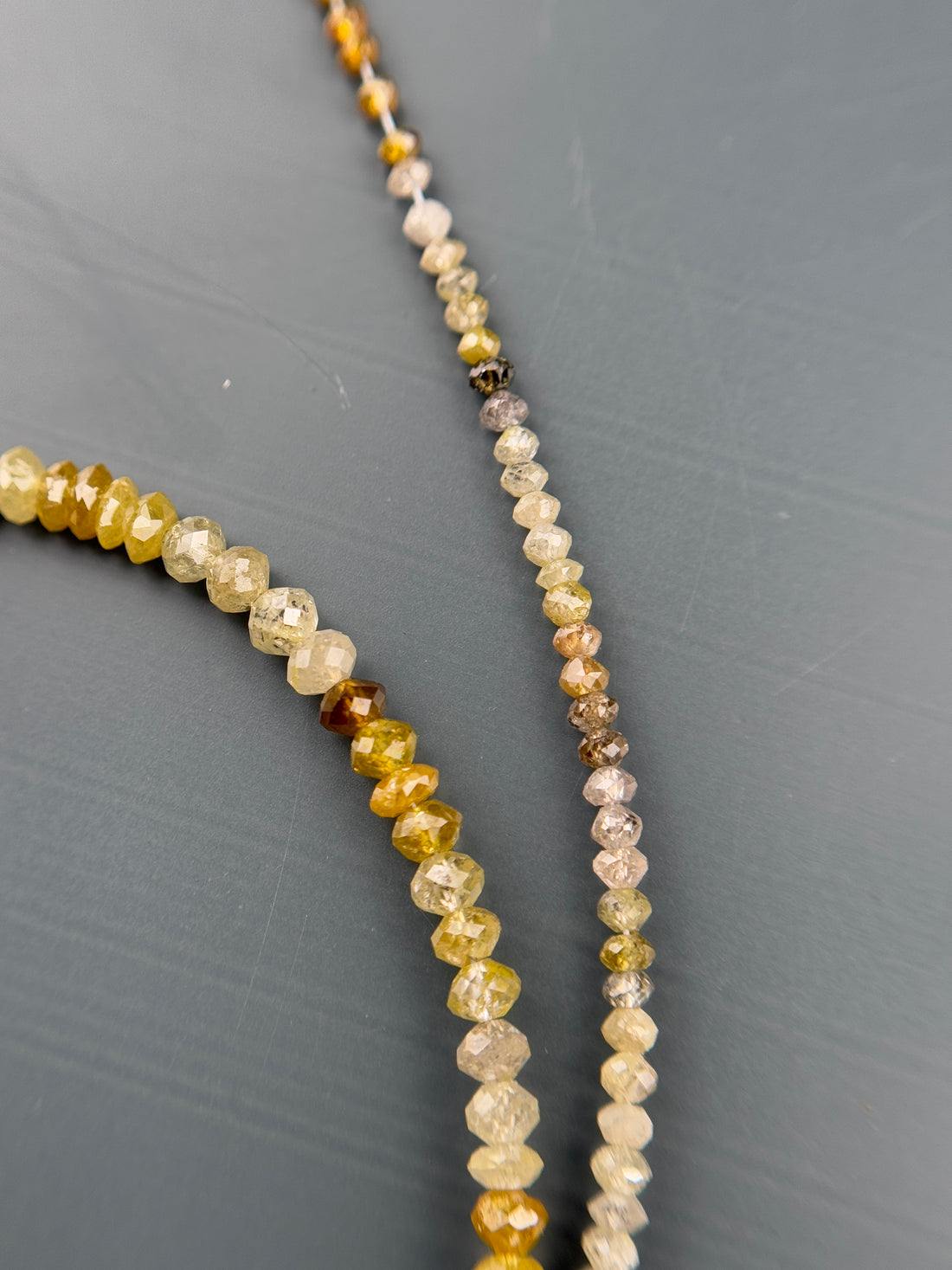 3 MM Round Beads Rose Cut Mix Natural Polished Diamond