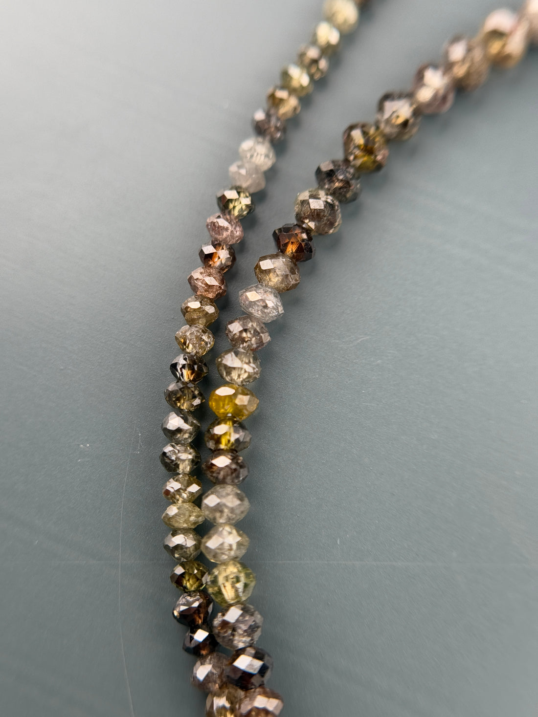 2 to 2.5 MM Round Beads Rose Cut Mix Natural Fancy Diamond
