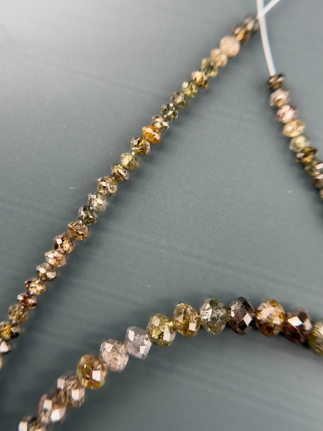 2 to 2.5 MM Round Beads Rose Cut Mix Natural Fancy Diamond