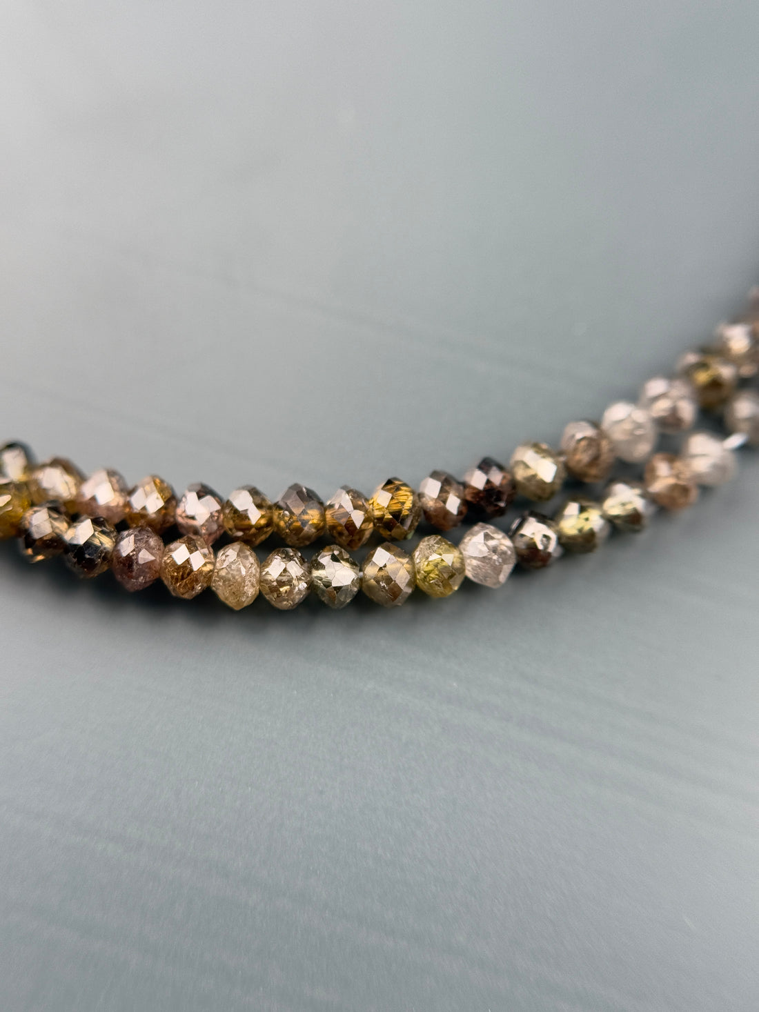 2 to 2.5 MM Round Beads Rose Cut Mix Natural Fancy Diamond