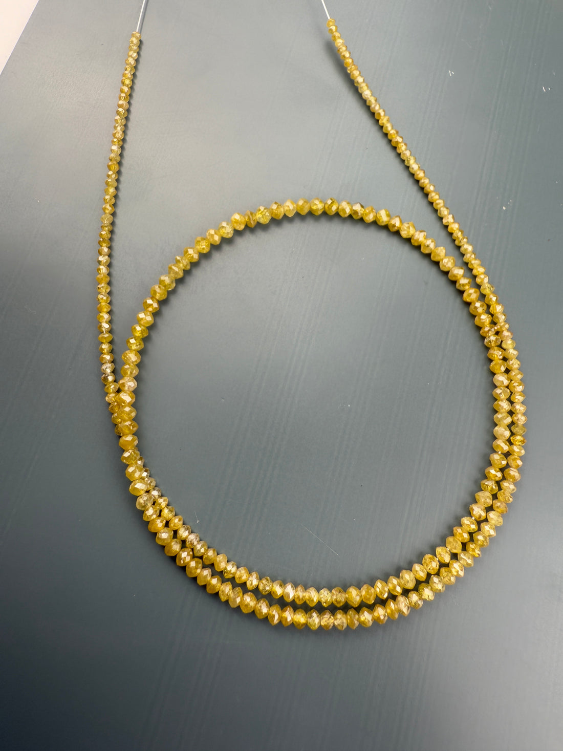 2 to 2.5 MM Round Beads Rose Cut Yellow Natural Polished Diamond