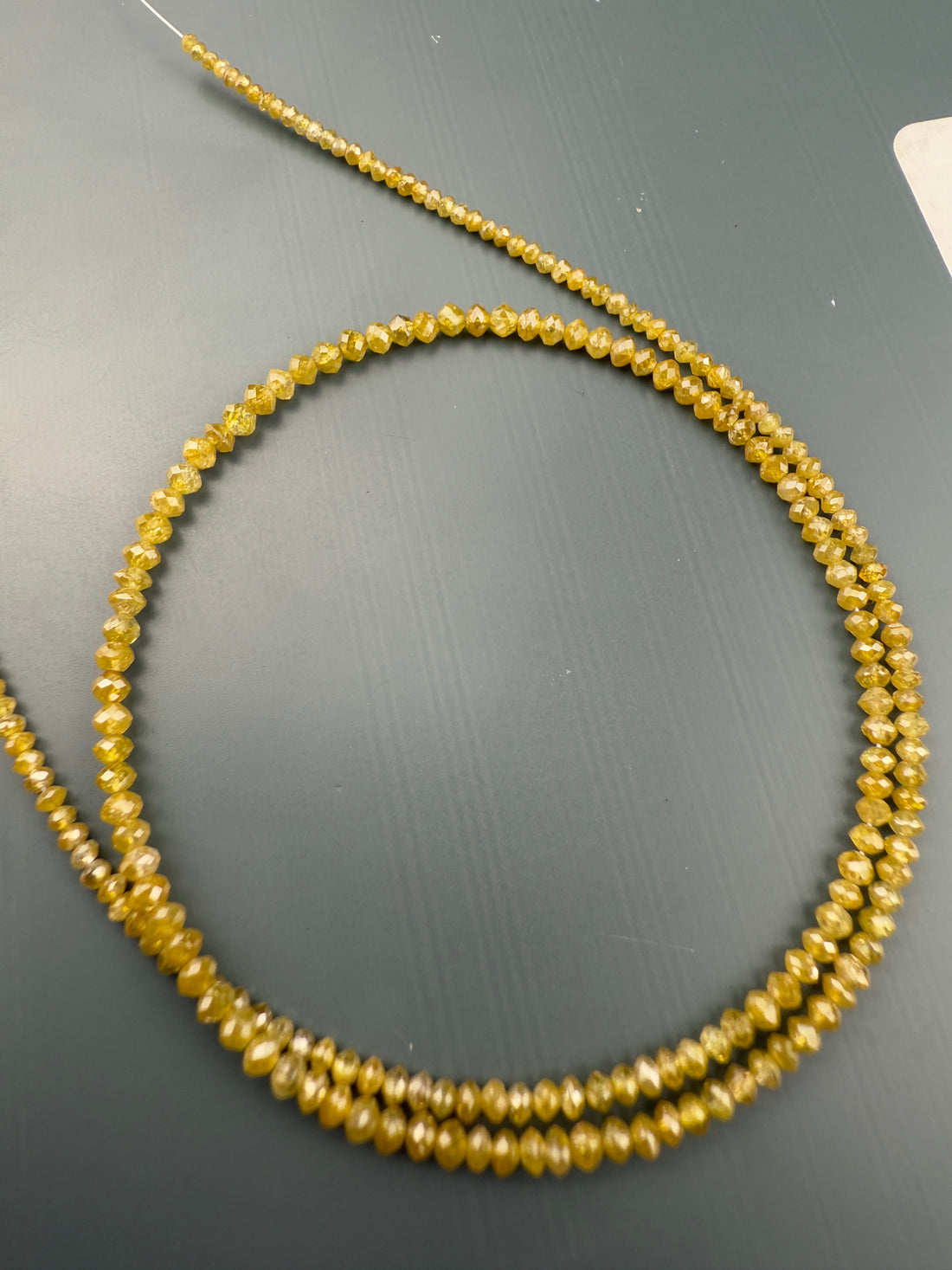 2 to 2.5 MM Round Beads Rose Cut Yellow Natural Polished Diamond