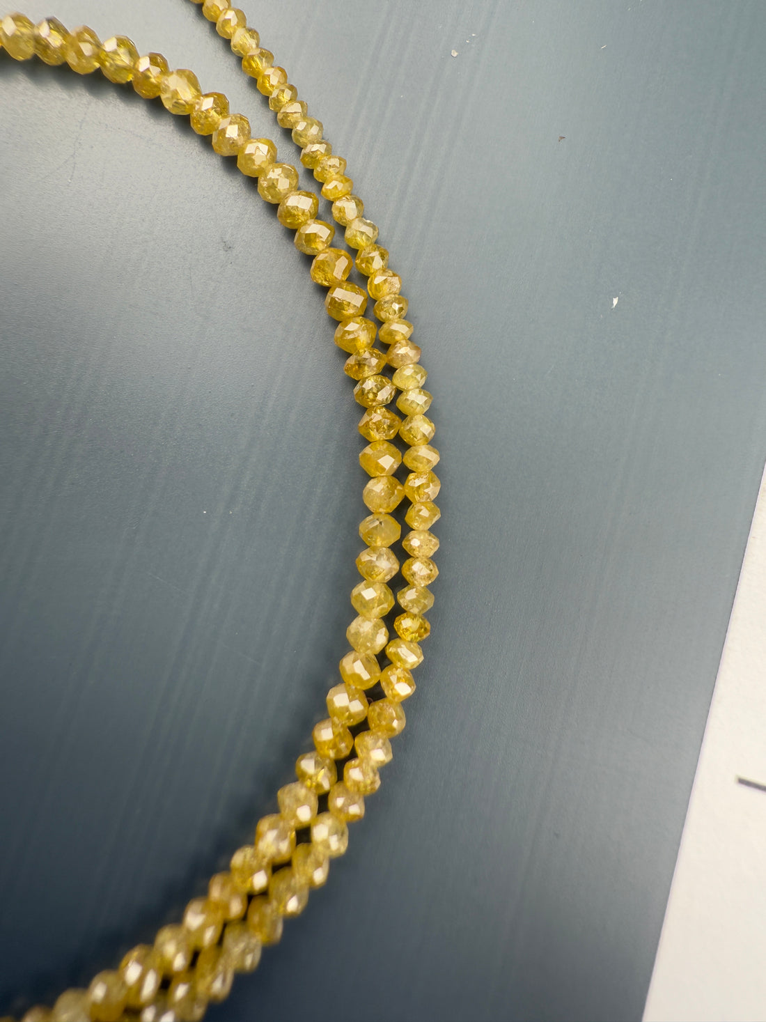 2 to 2.5 MM Round Beads Rose Cut Yellow Natural Polished Diamond