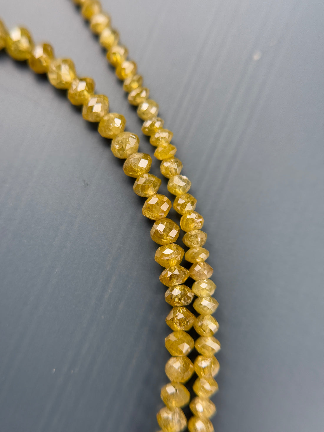 2 to 2.5 MM Round Beads Rose Cut Yellow Natural Polished Diamond
