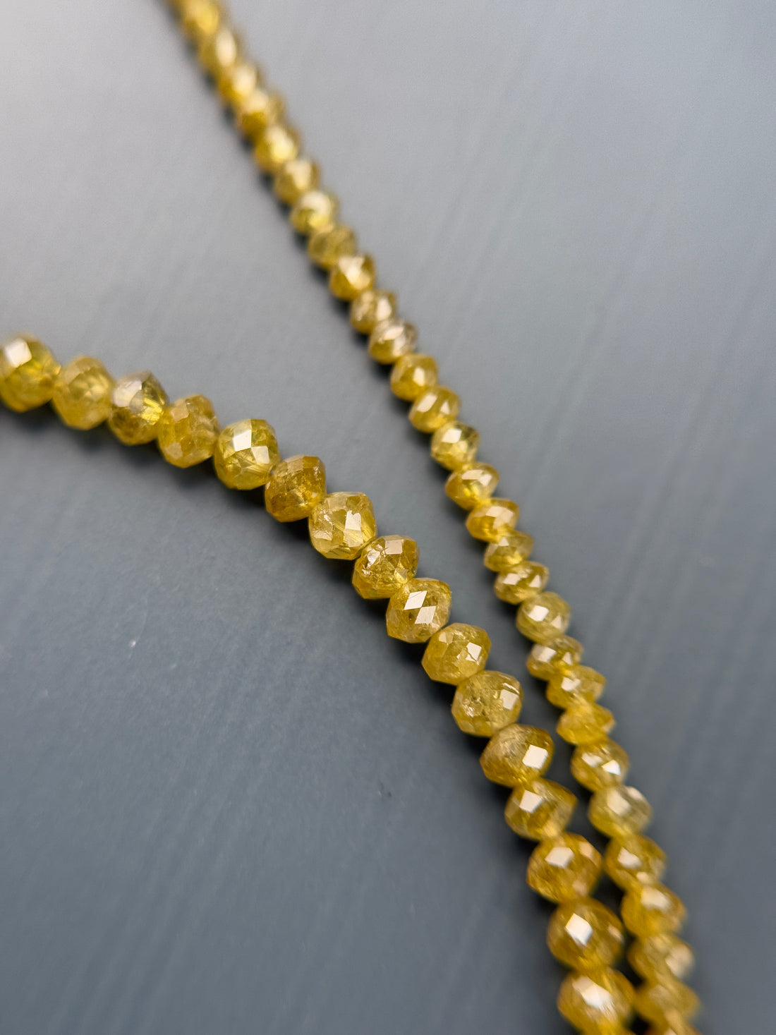 2 to 2.5 MM Round Beads Rose Cut Yellow Natural Polished Diamond