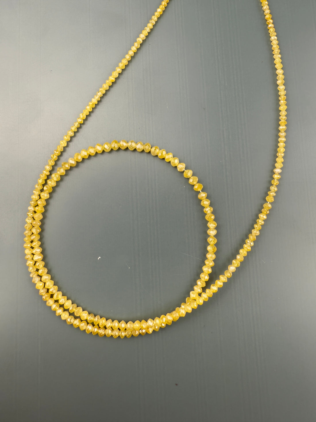 2 to 2.5 MM Round Beads Rose Cut Light Yellow Natural Polished Diamond