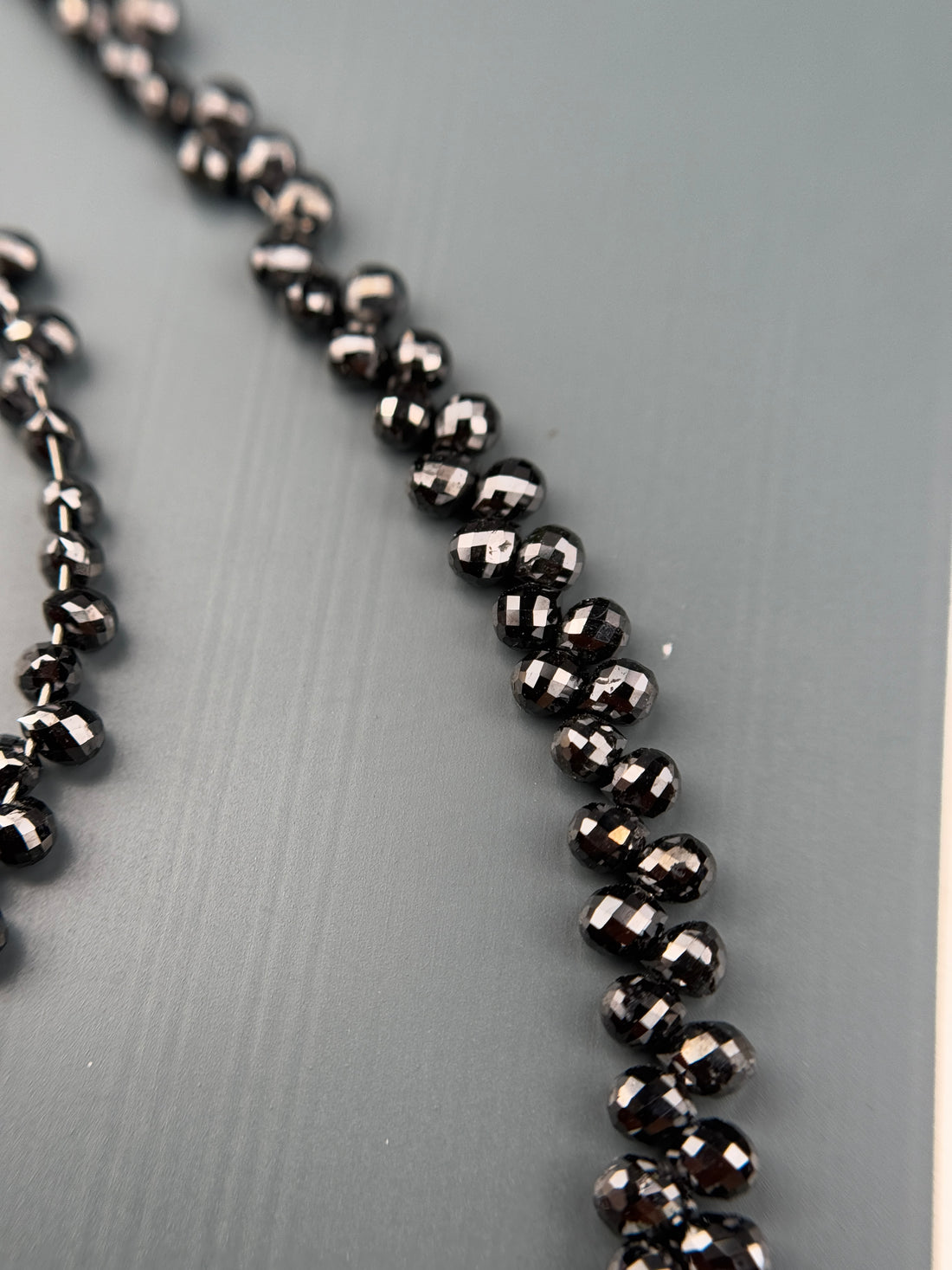 3 to 4 MM Round Beads Rose Cut Black Natural Polished Diamond