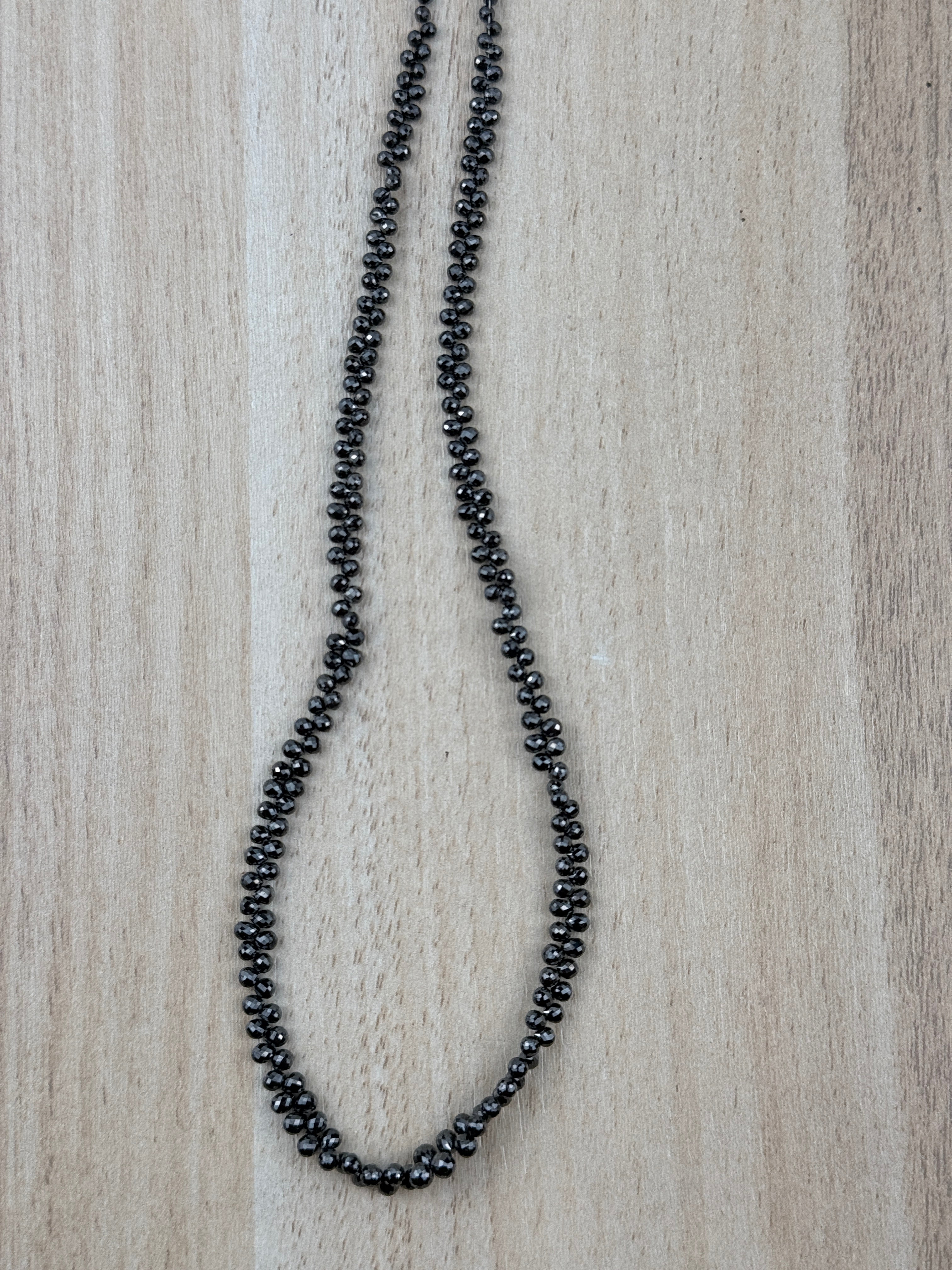 3 to 4 MM Round Beads Rose Cut Black Natural Polished Diamond