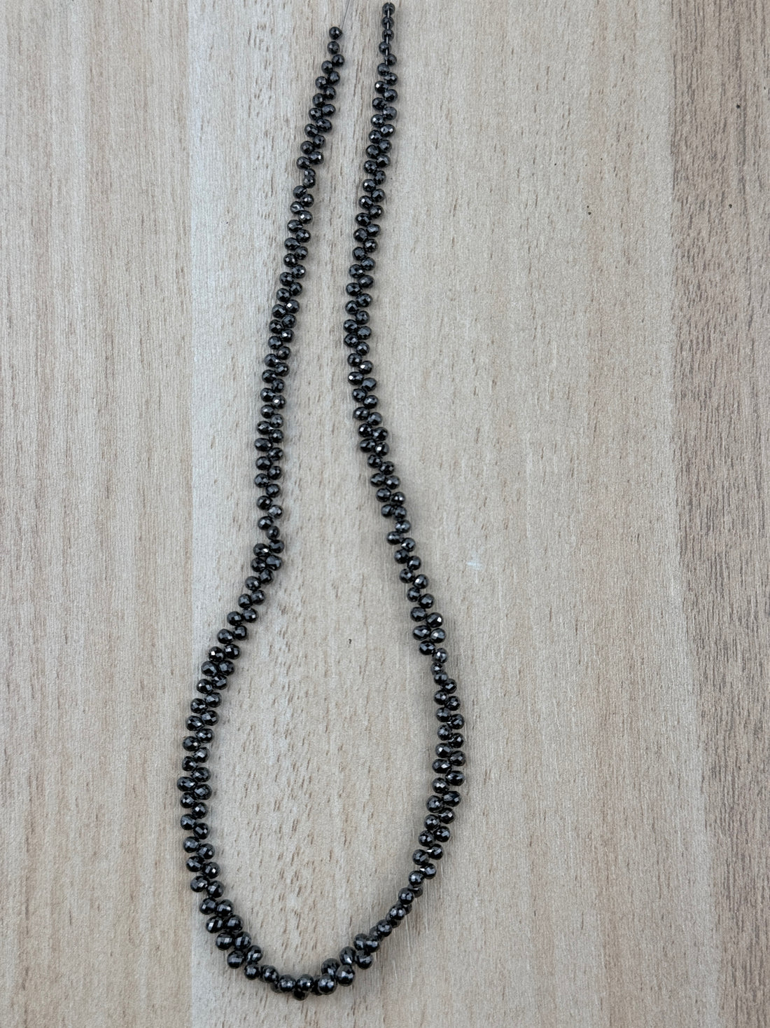 3 to 4 MM Round Beads Rose Cut Black Natural Polished Diamond