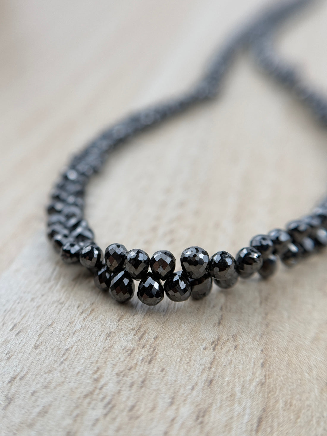 3 to 4 MM Round Beads Rose Cut Black Natural Polished Diamond