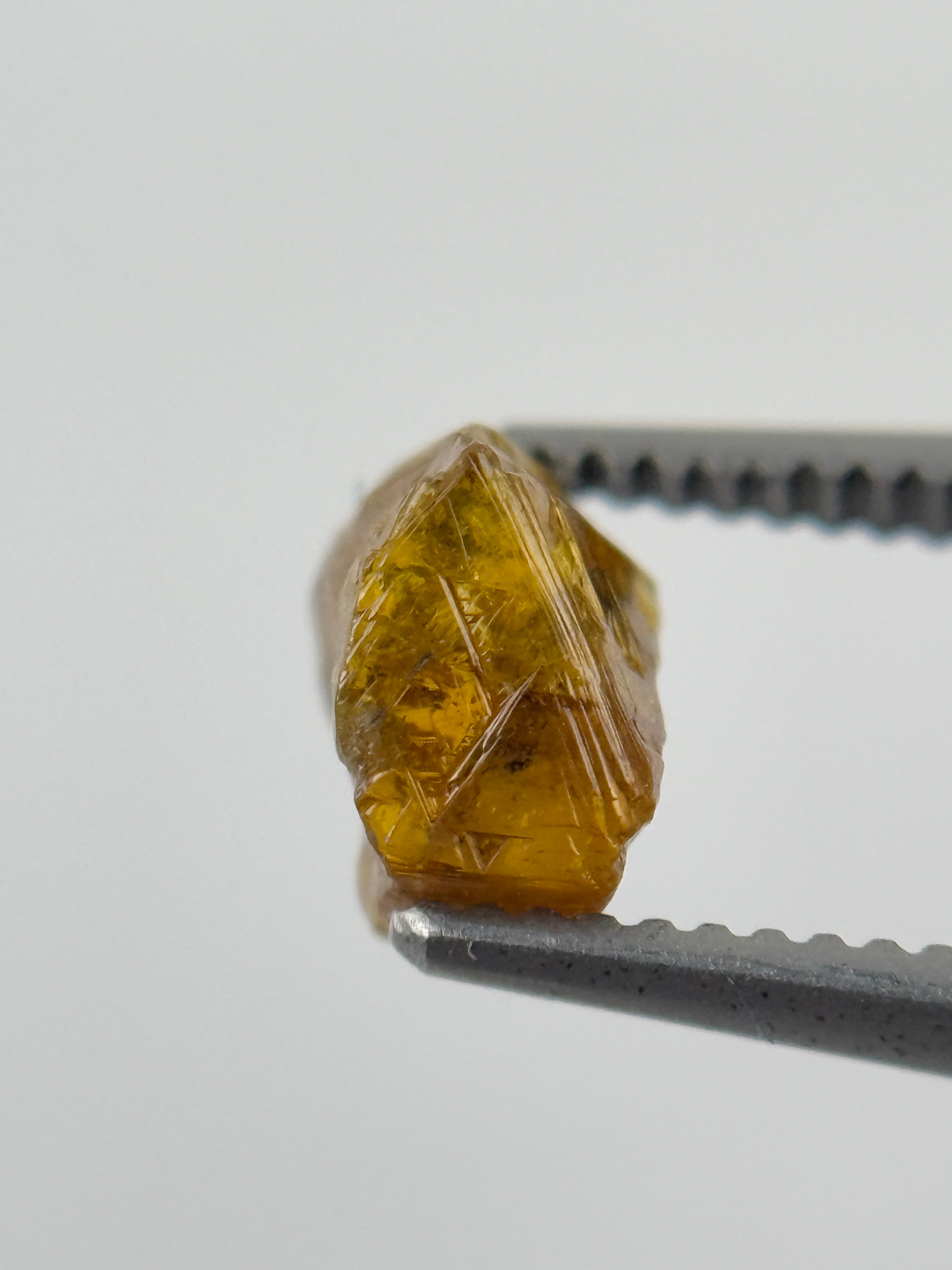1.00 Ct Rough Rose Cut Yellow and Green Natural Fancy Diamond
