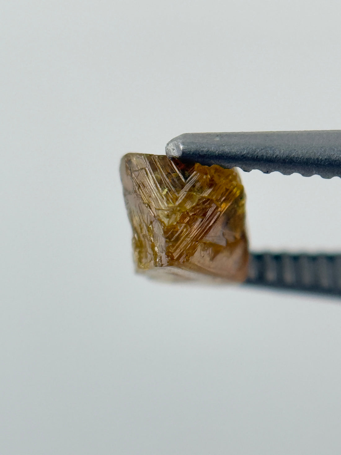 1.00 Ct Rough Rose Cut Yellow and Green Natural Fancy Diamond