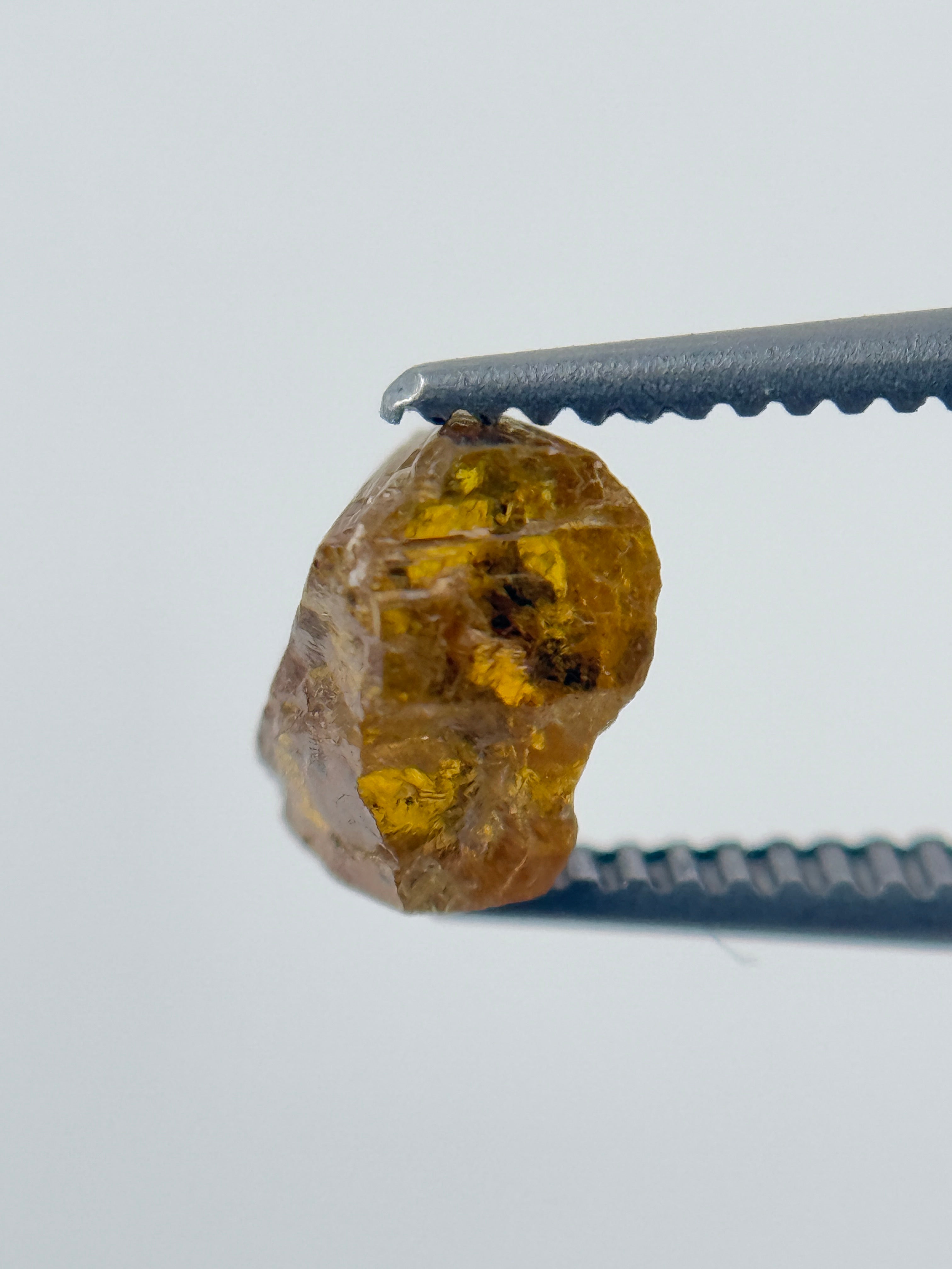 1.00 Ct Rough Rose Cut Yellow and Green Natural Fancy Diamond