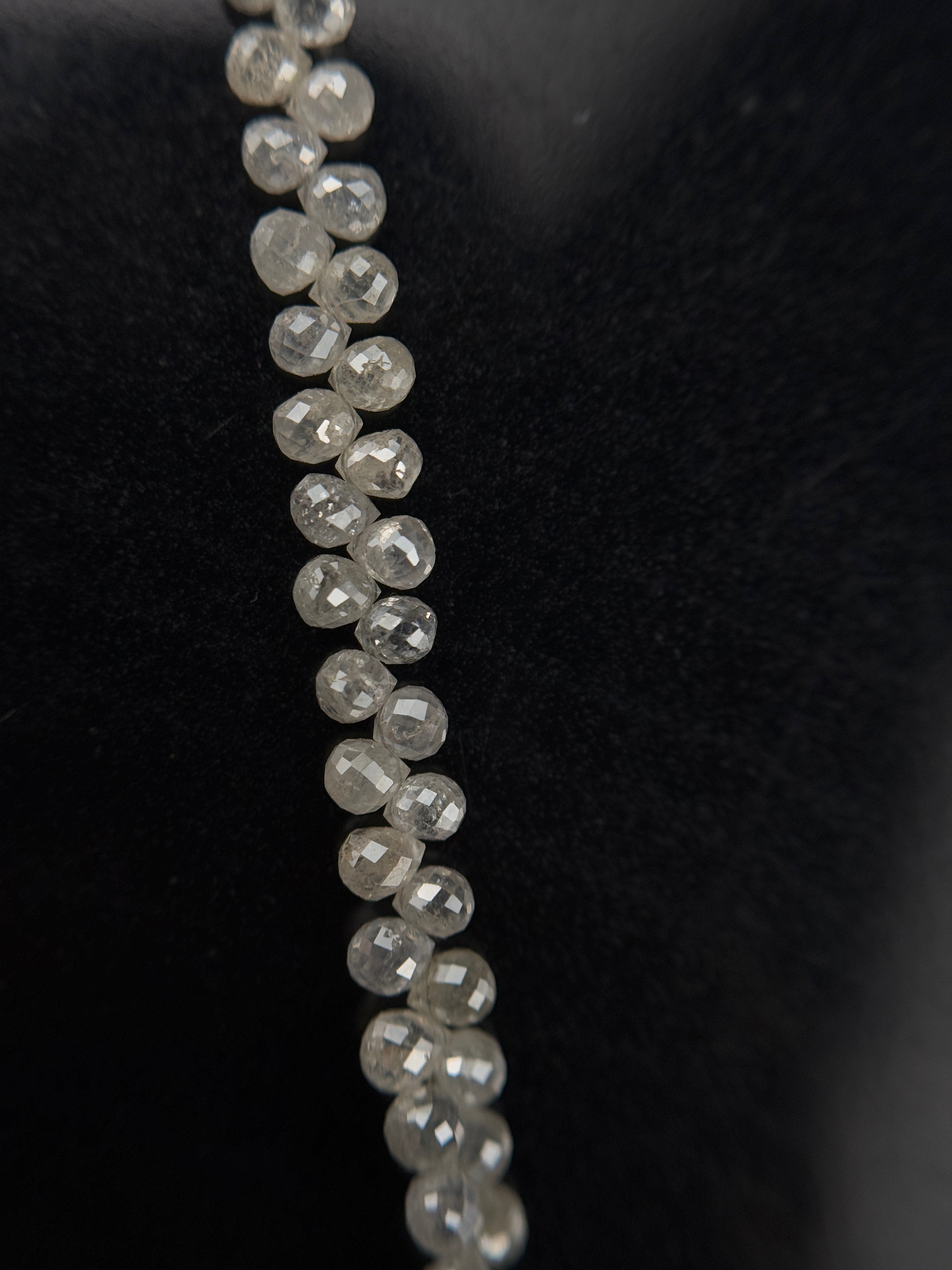 3 to 4 MM Round Beads Rose Cut White Natural Polished Diamond