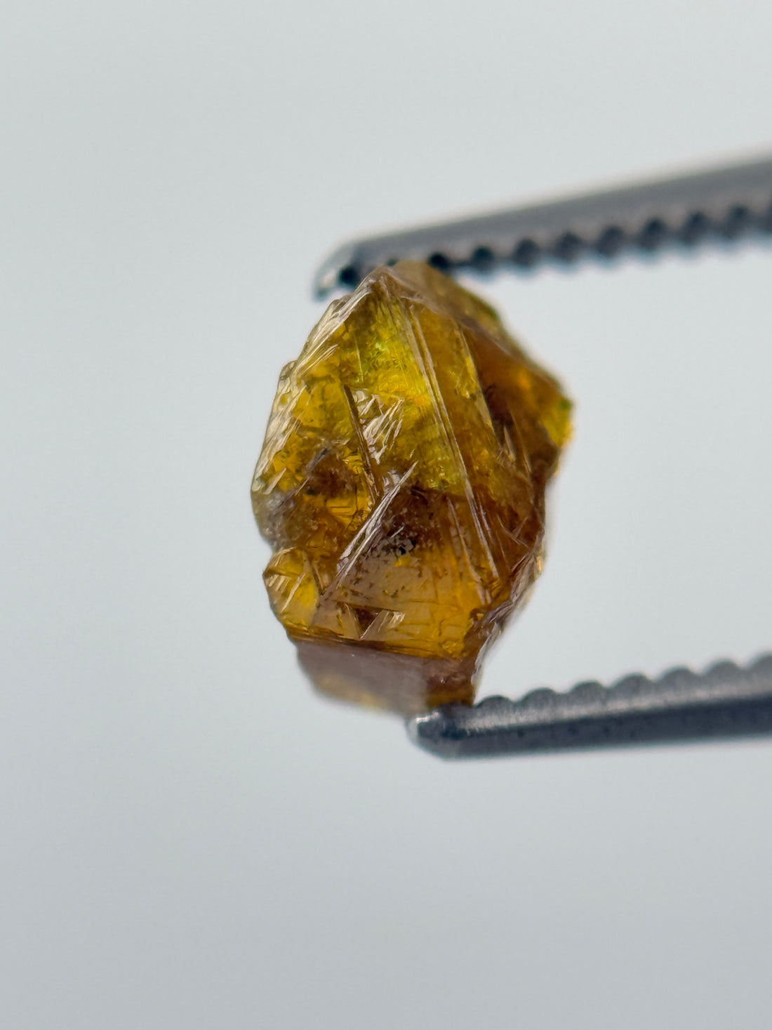 1.00 Ct Rough Rose Cut Yellow and Green Natural Fancy Diamond